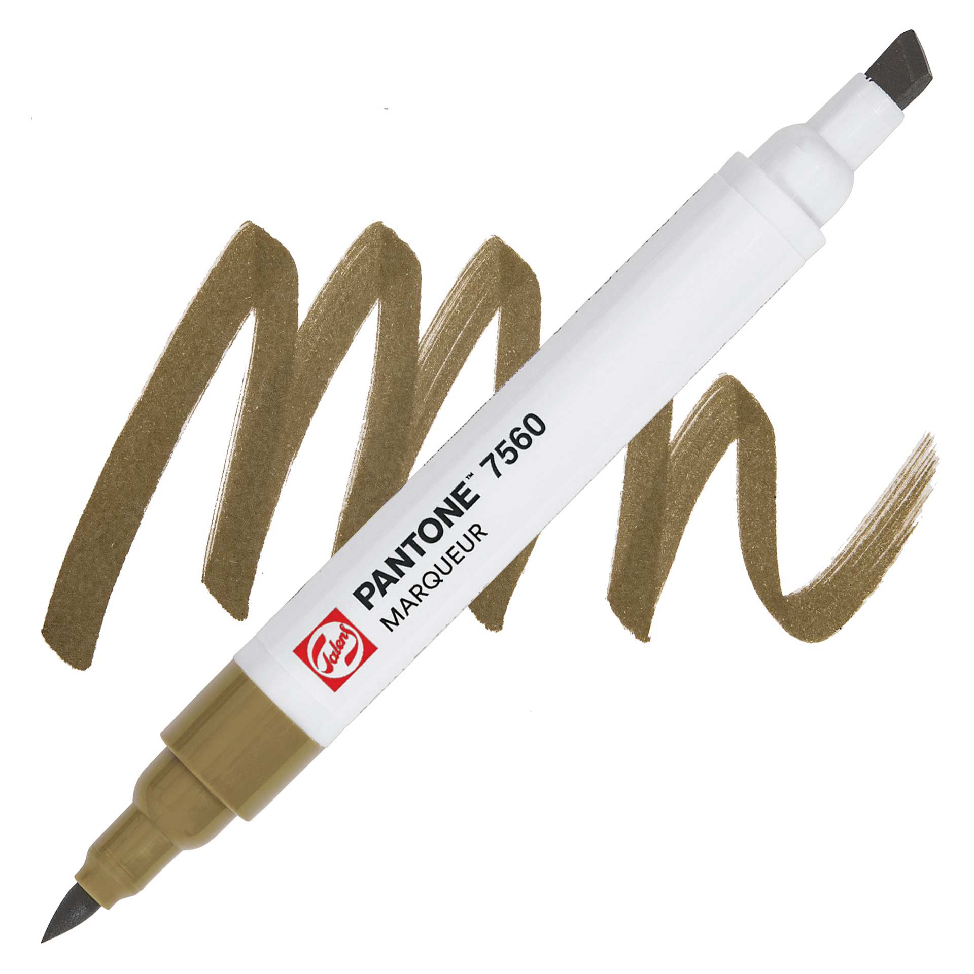 Pantone Dual Tip Marker - 7560, swatch and marker