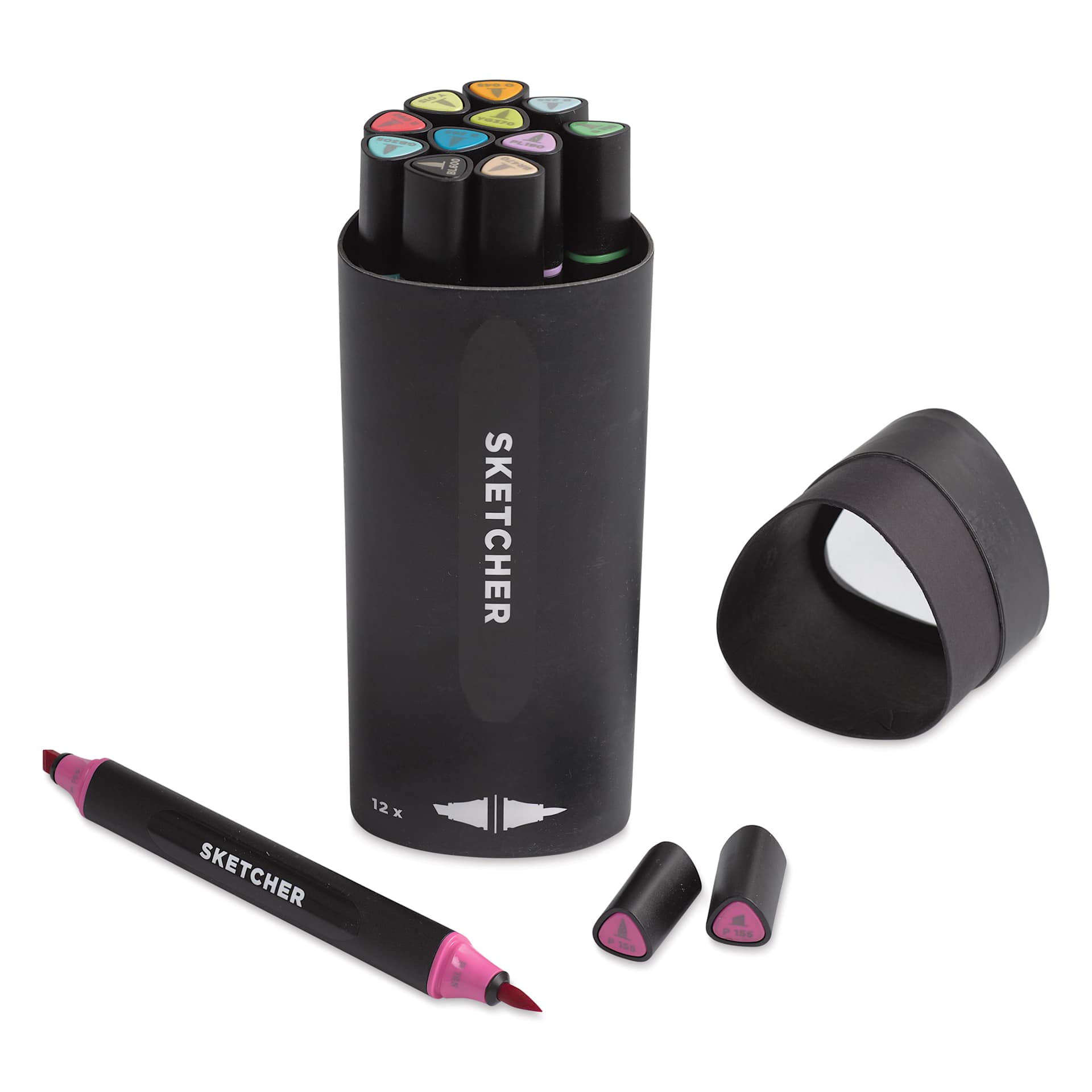 Molotow Sketcher Twin Graphic Markers - Main Kit 2, marker outside of the open packaging