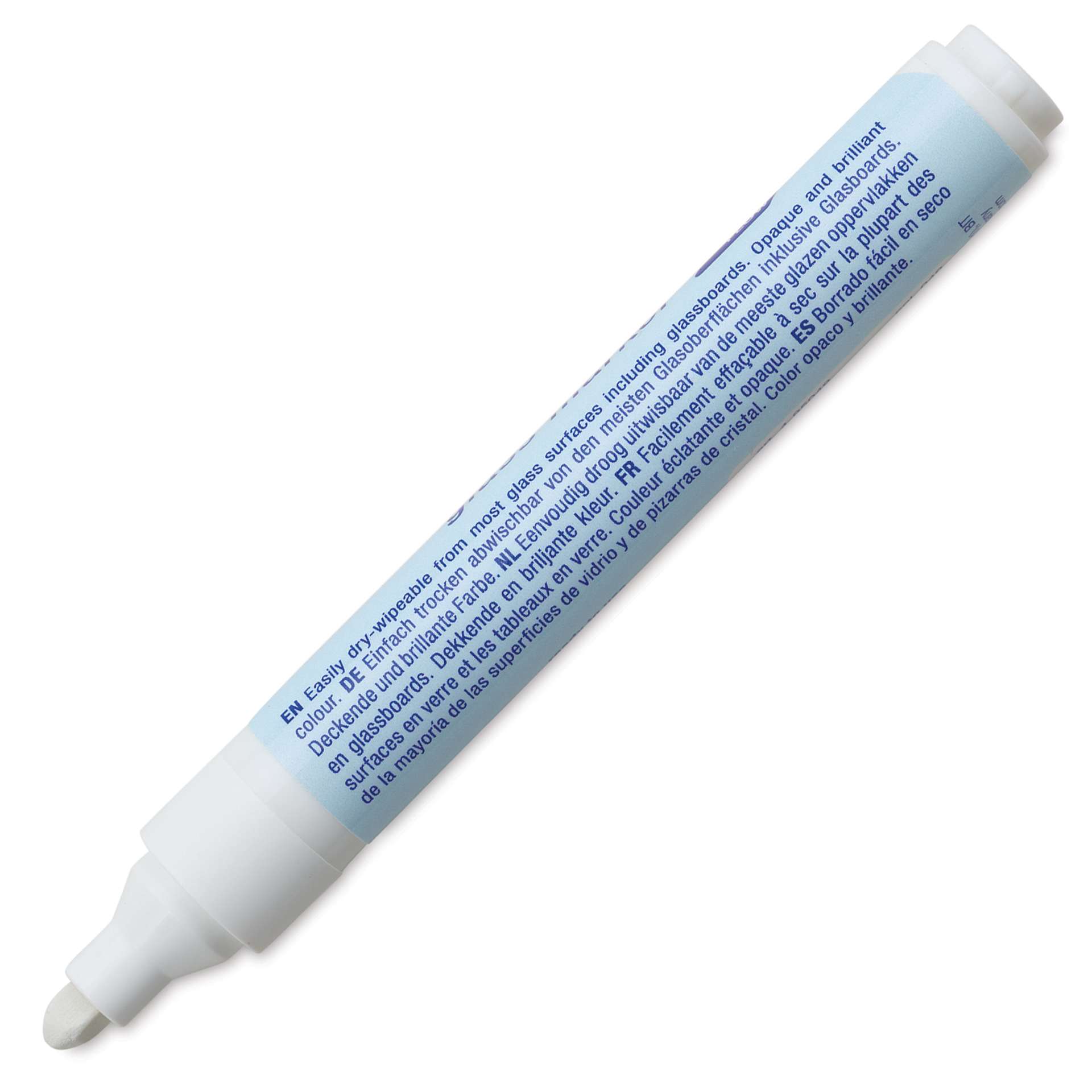 Edding 95 Glass Marker - White, side of the marker barrel