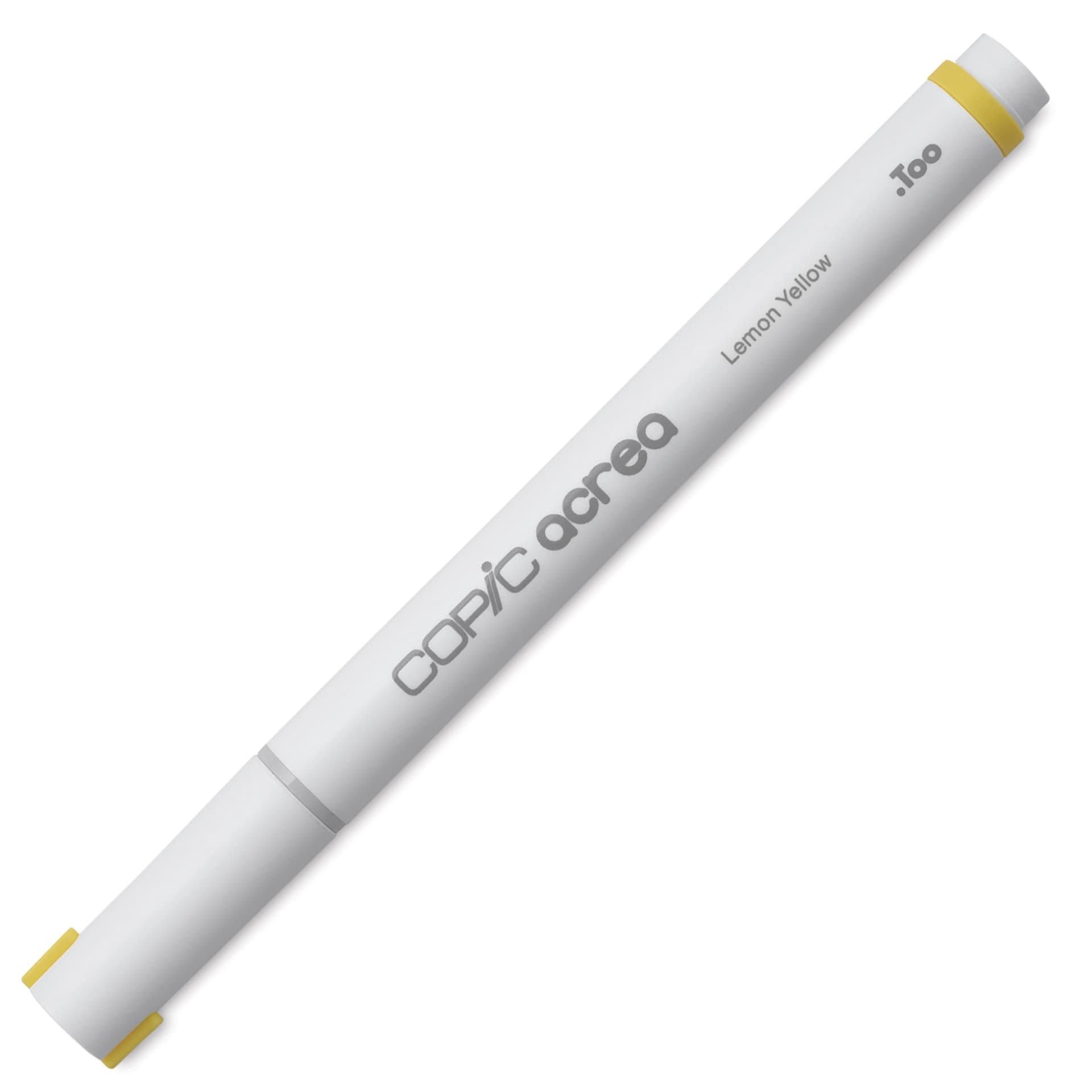 Copic Acrea Paint Marker - Lemon Yellow 010, cap on