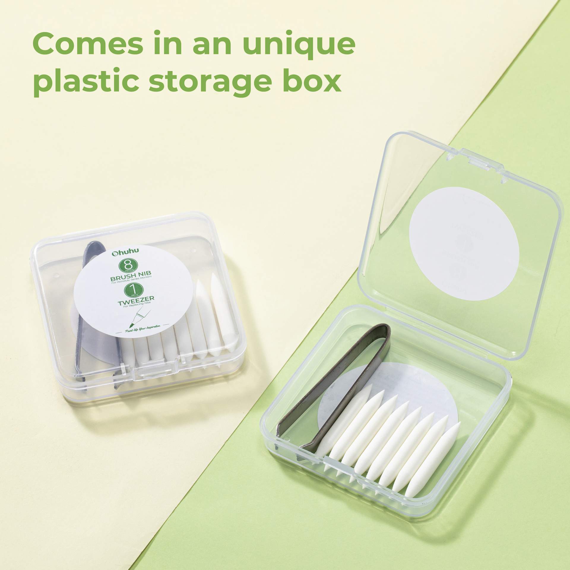 Ohuhu Marker Replacement Tips - Set of 9, storage box