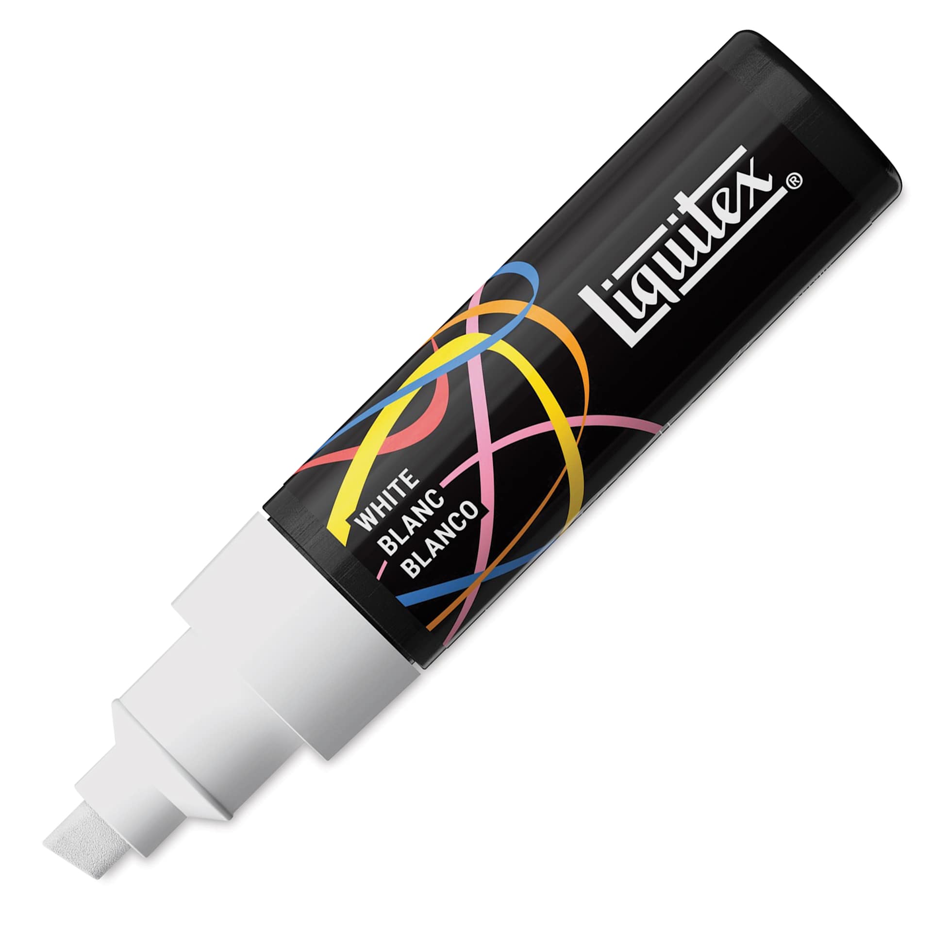 Liquitex Marker - White, Chisel Tip, 8 mm