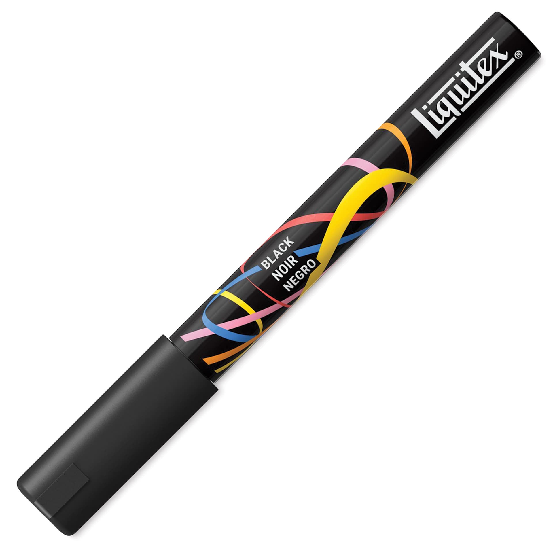 Liquitex Marker - Black, Bullet Tip, 2 mm, capped