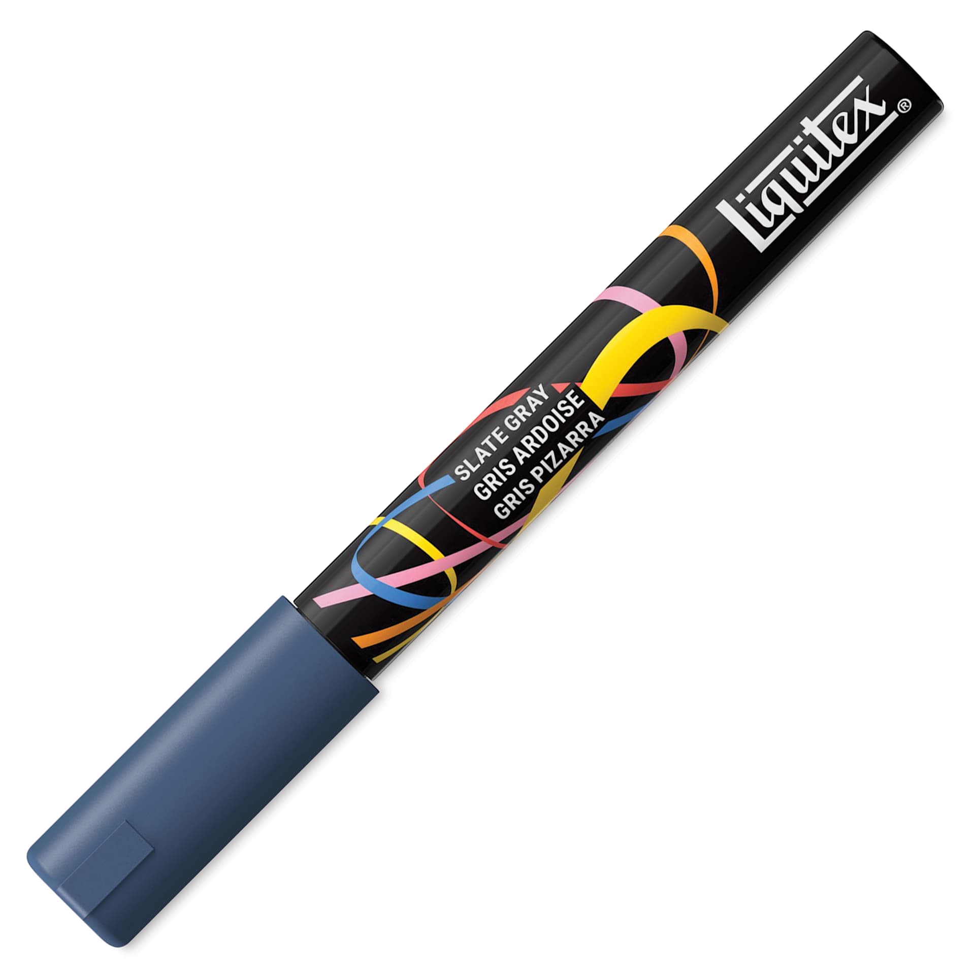 Liquitex Marker - Slate Gray, Bullet Tip, 2 mm, capped