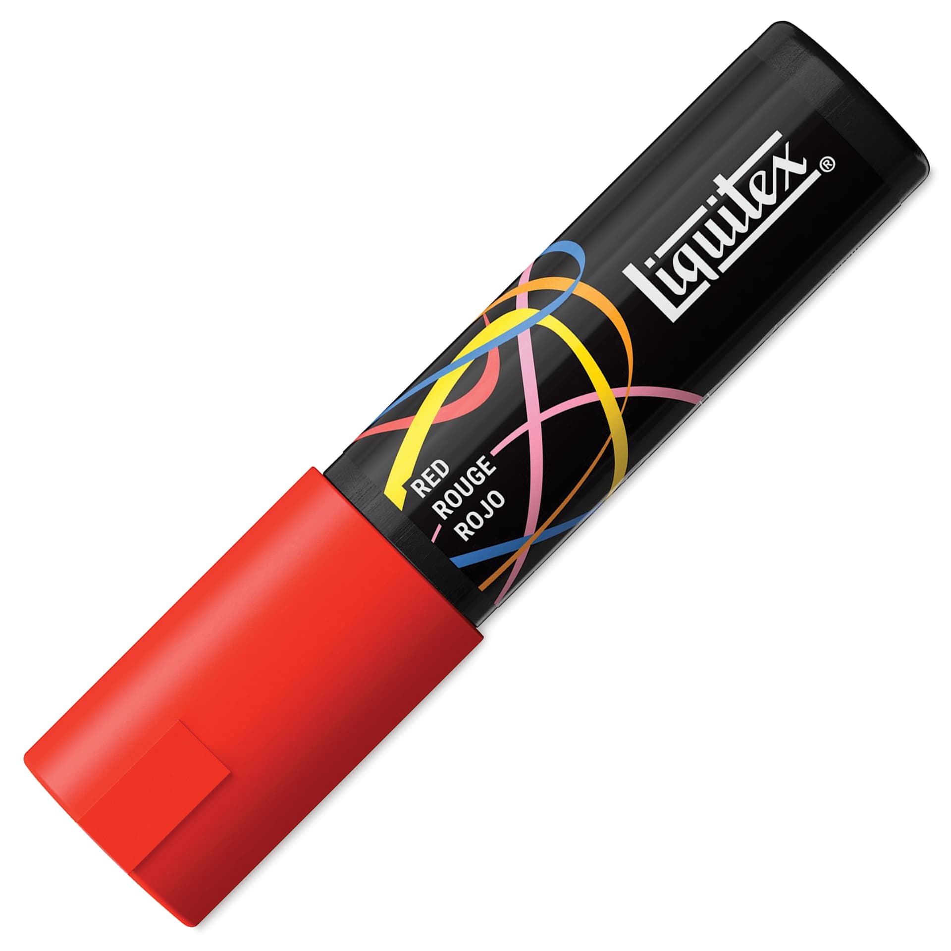 Liquitex Marker - Red, Chisel Tip, 8 mm, capped