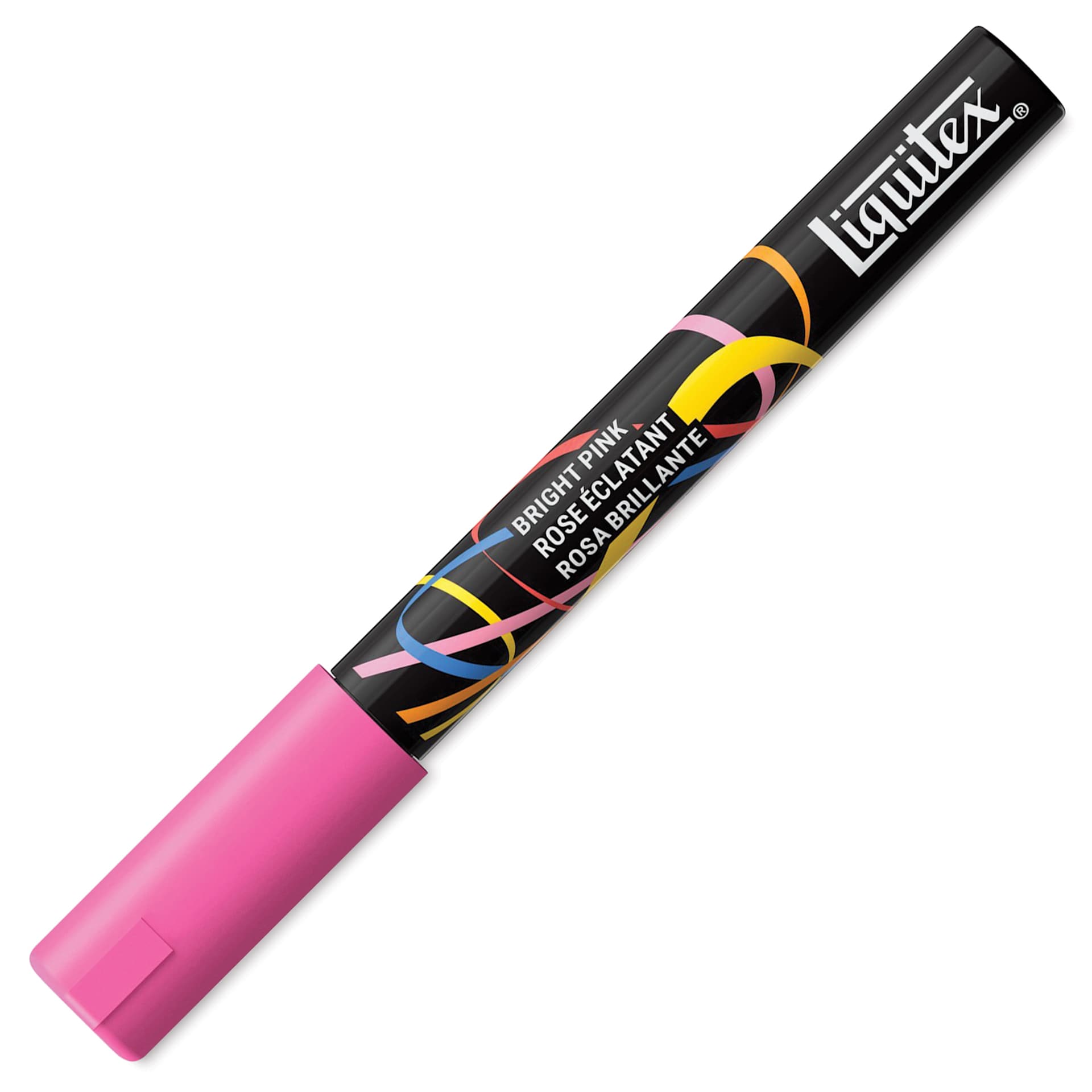 Liquitex Marker - Bright Pink, Bullet Tip, 2 mm, capped
