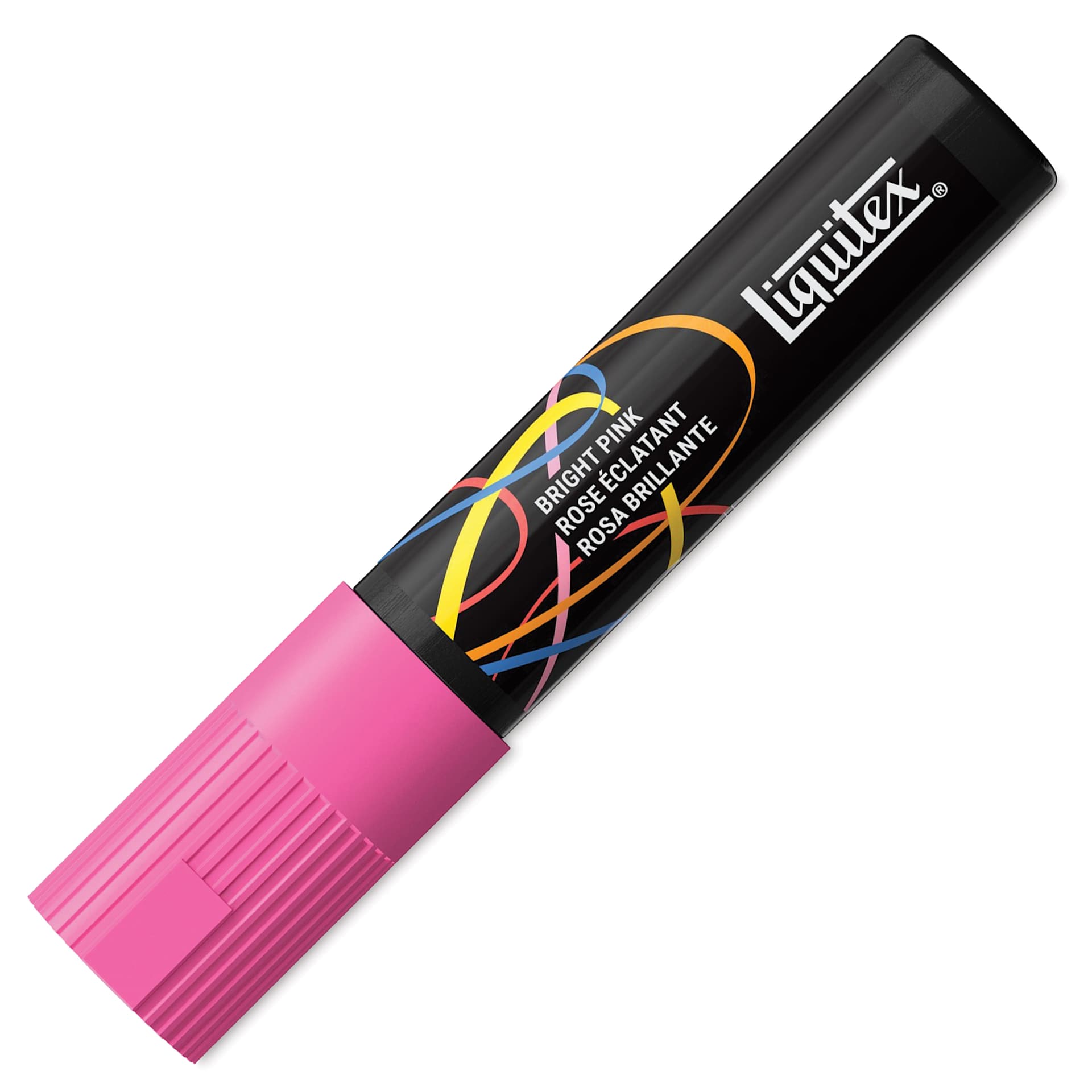 Liquitex Marker - Bright Pink, Chisel Tip, 15 mm, capped