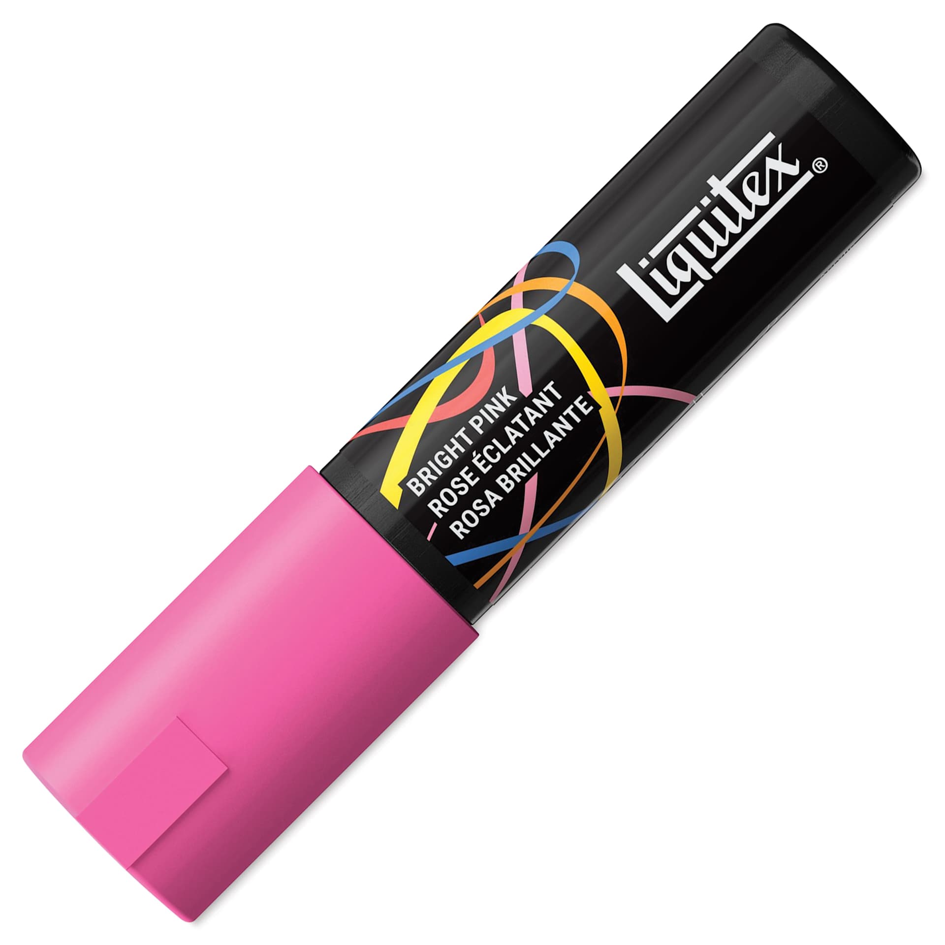Liquitex Marker - Bright Pink, Chisel Tip, 8 mm, capped