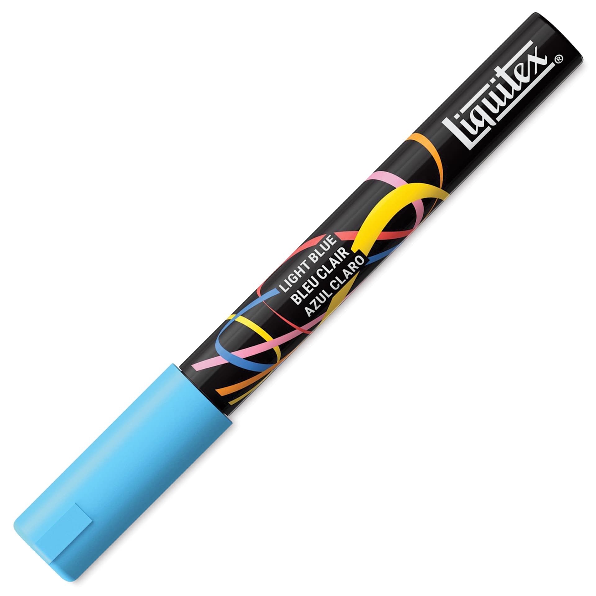 Liquitex Marker - Light Blue, Bullet Tip, 2 mm, capped