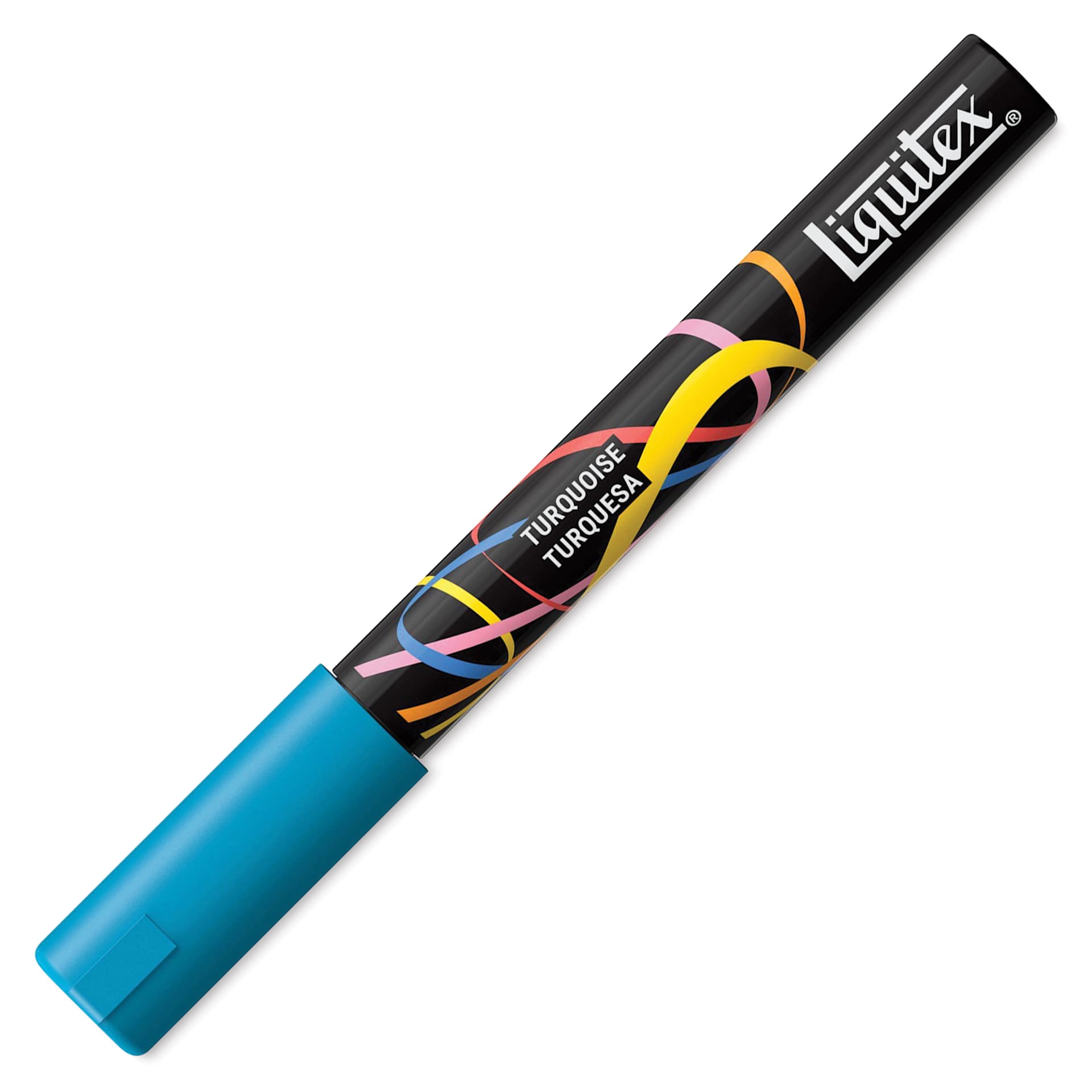 Liquitex Marker - Turquoise, Bullet Tip, 2 mm, capped
