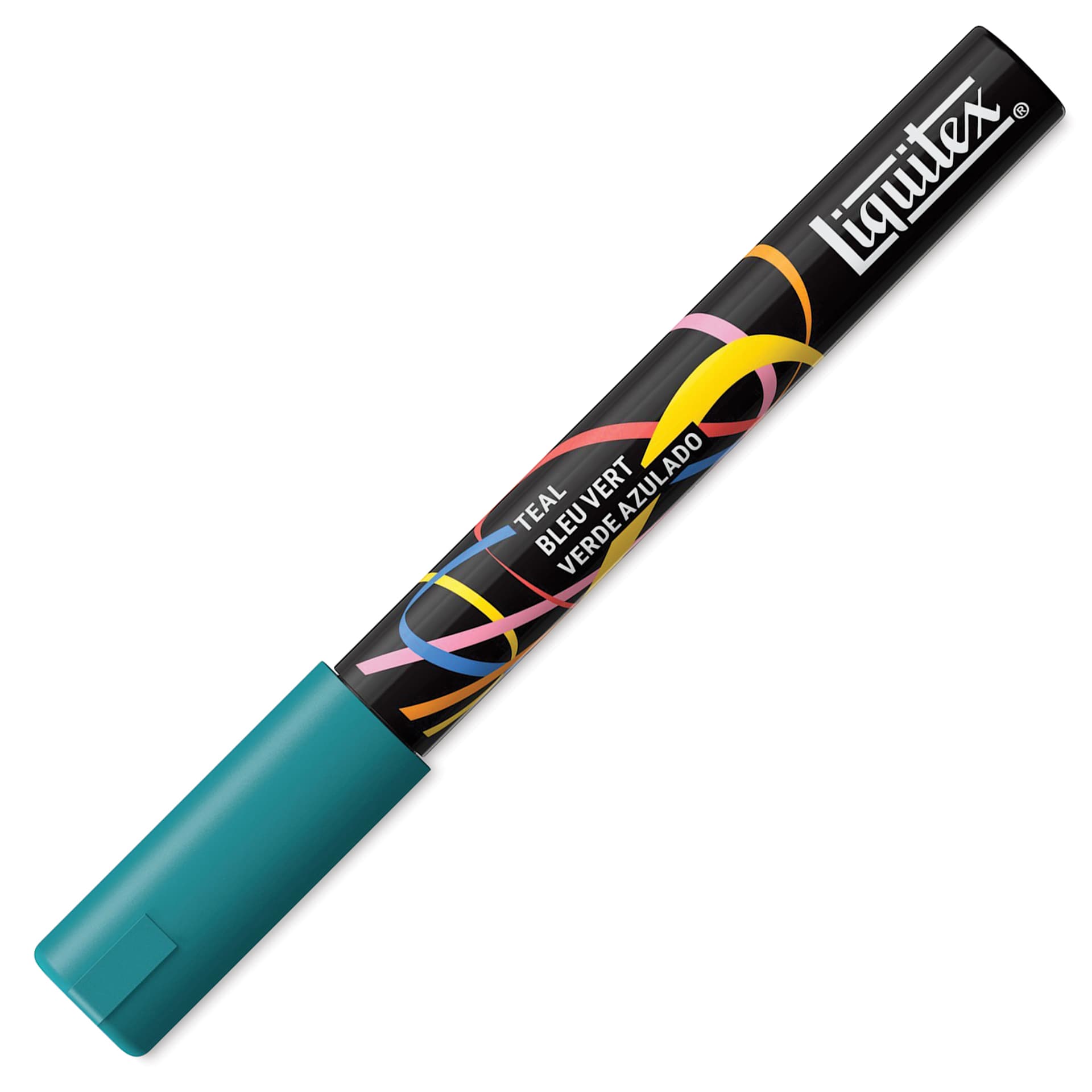 Liquitex Marker - Teal, Bullet Tip, 2 mm, capped