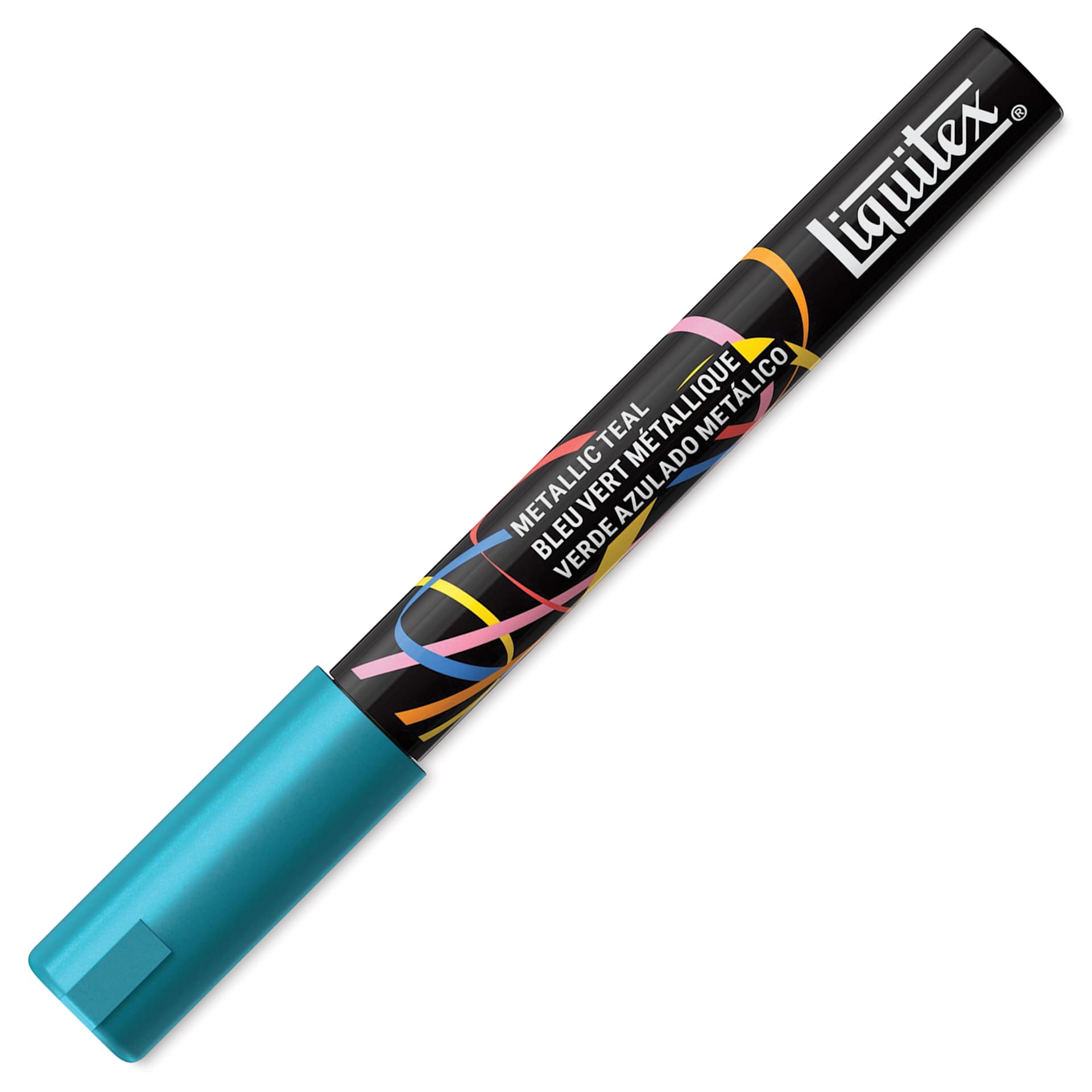 Liquitex Marker - Metallic Teal, Bullet Tip, 2 mm, capped