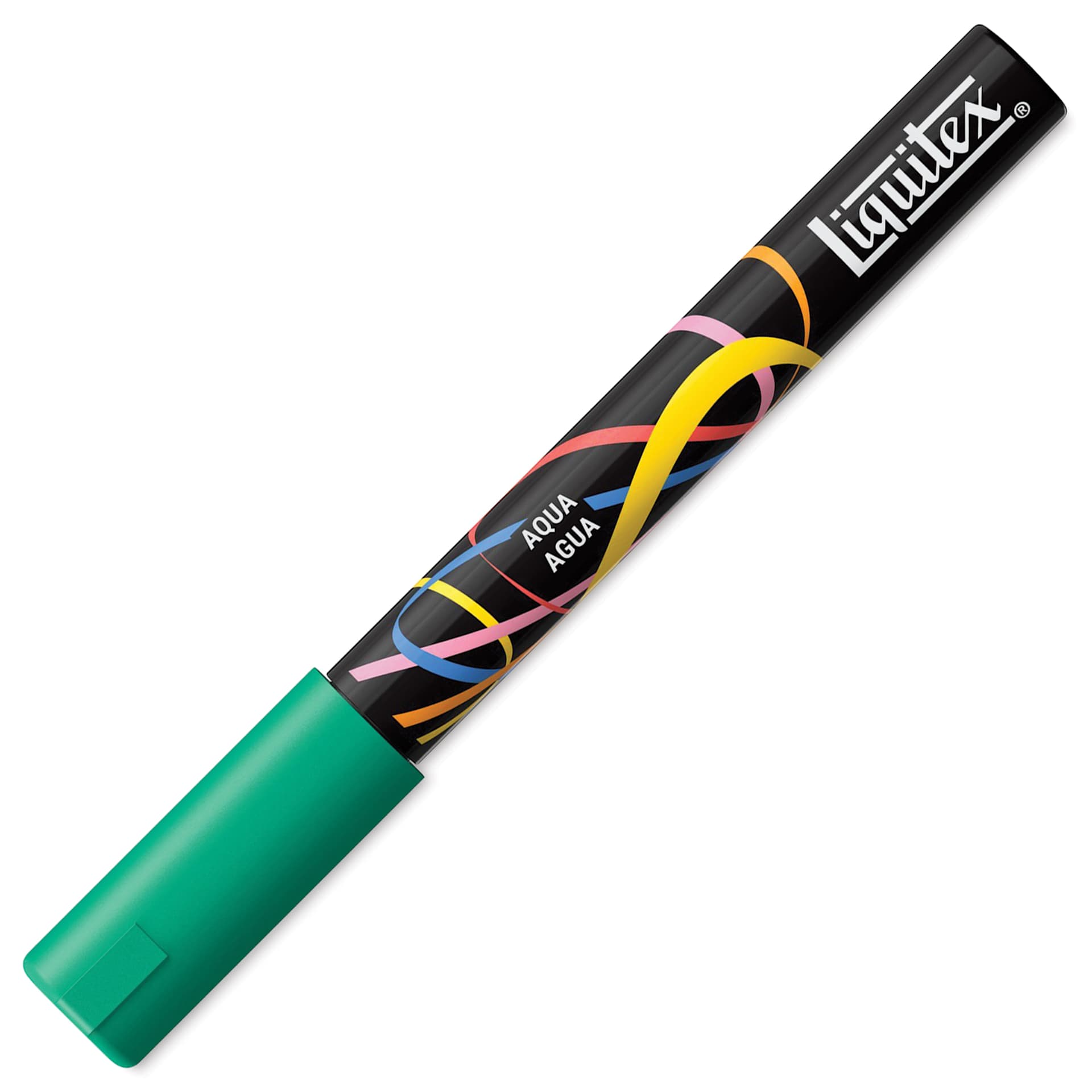 Liquitex Marker - Aqua, Bullet Tip, 2 mm, capped