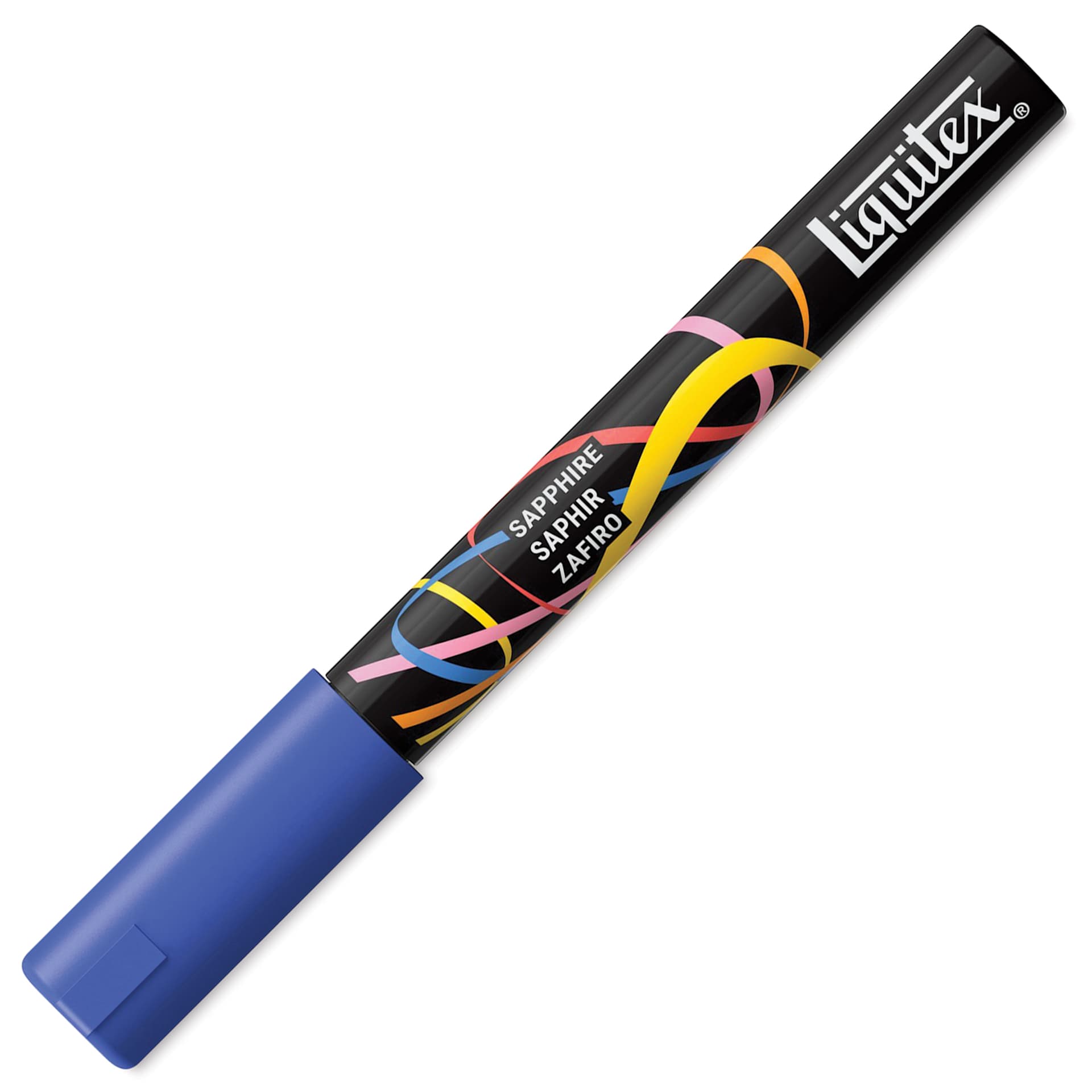 Liquitex Marker - Sapphire, Bullet Tip, 2 mm, capped