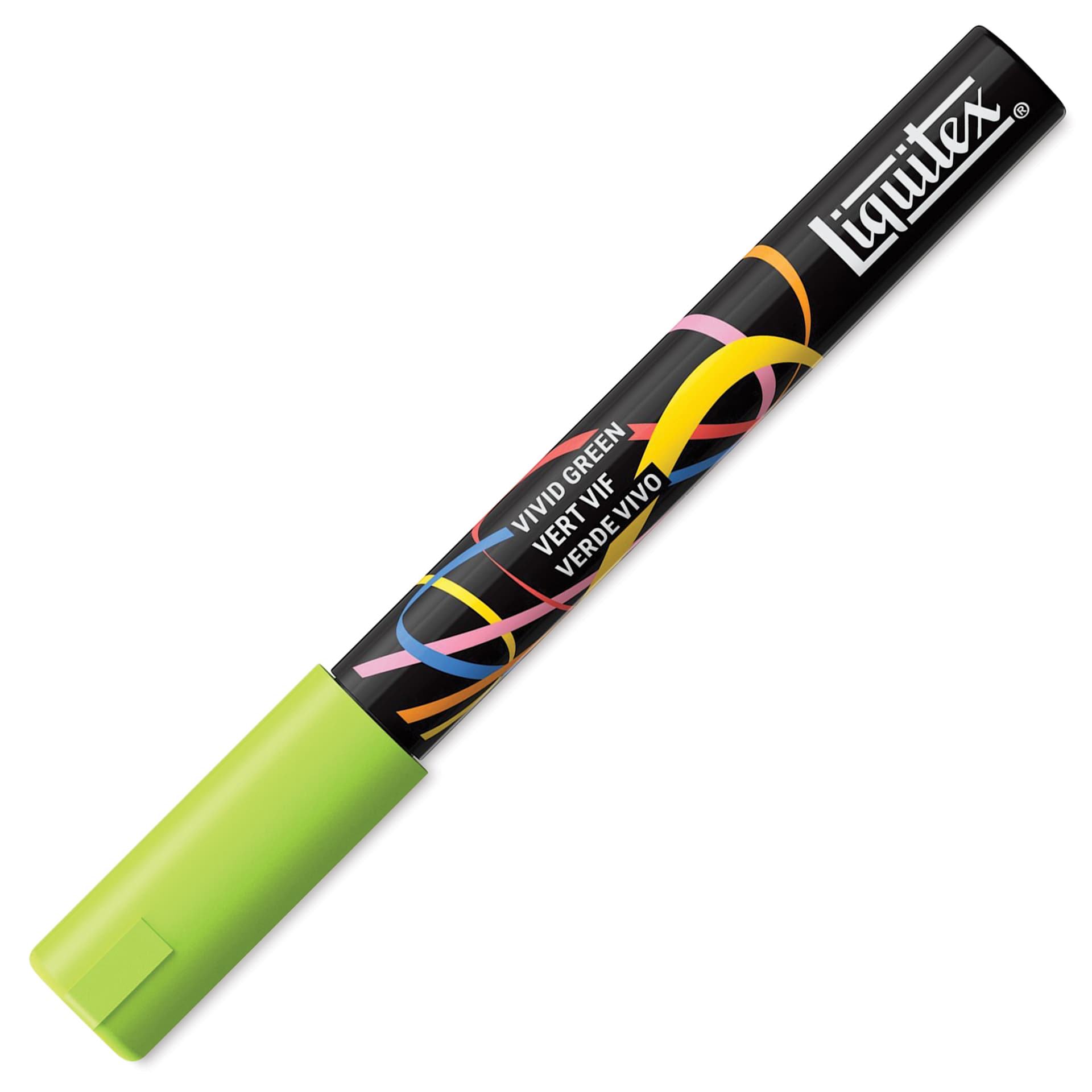 Liquitex Marker - Vivid Green, Bullet Tip, 2 mm, capped