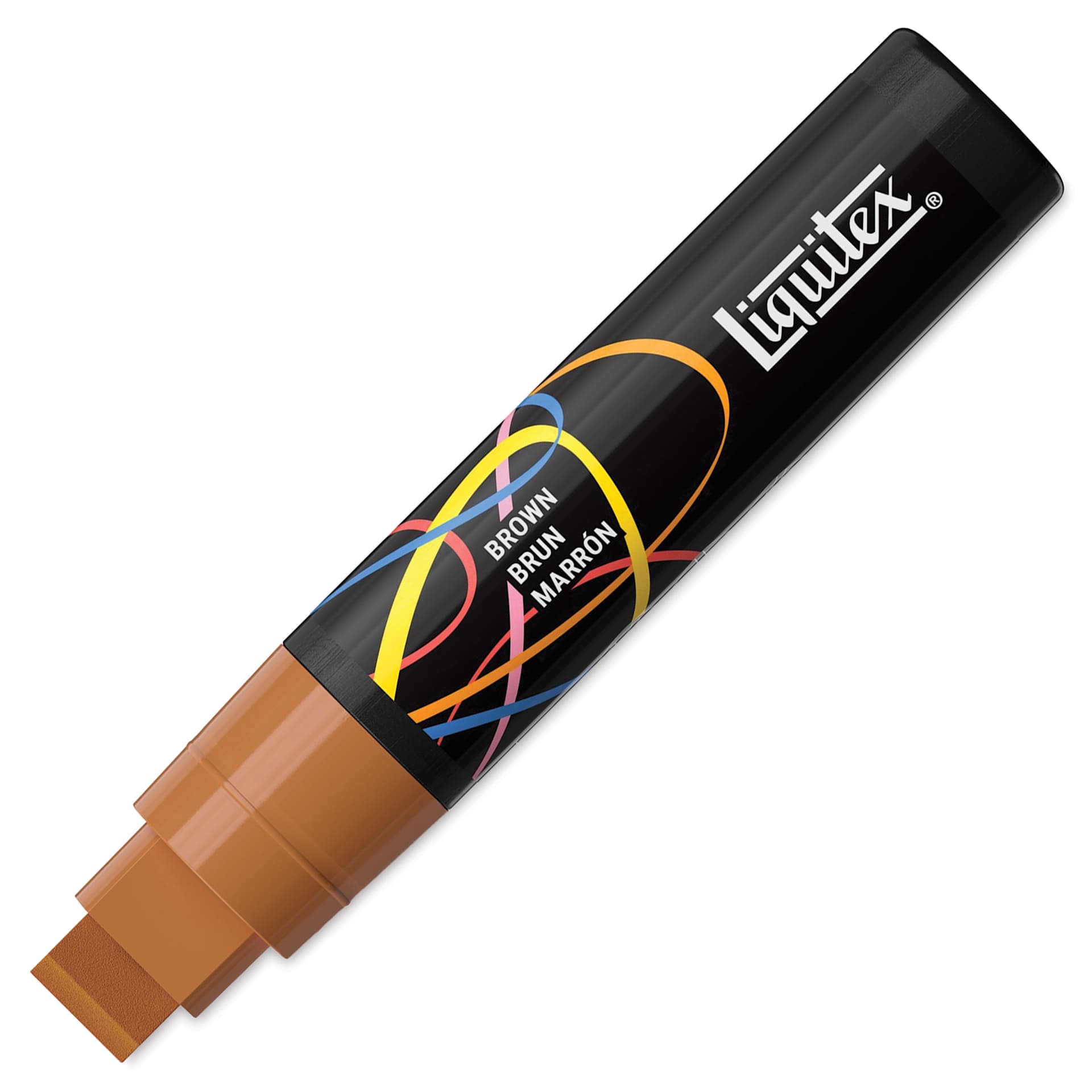Liquitex Marker - Brown, Chisel Tip, 15 mm