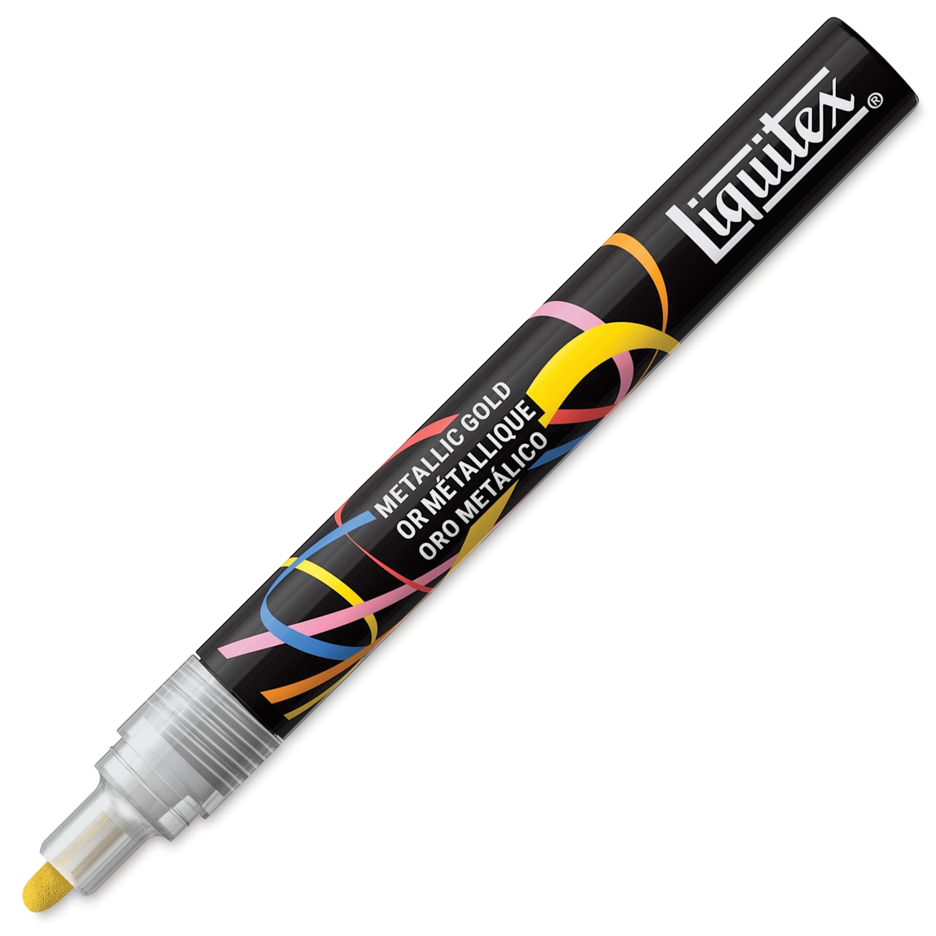 Liquitex Marker - Metallic Gold, Bullet Tip, 2 mm