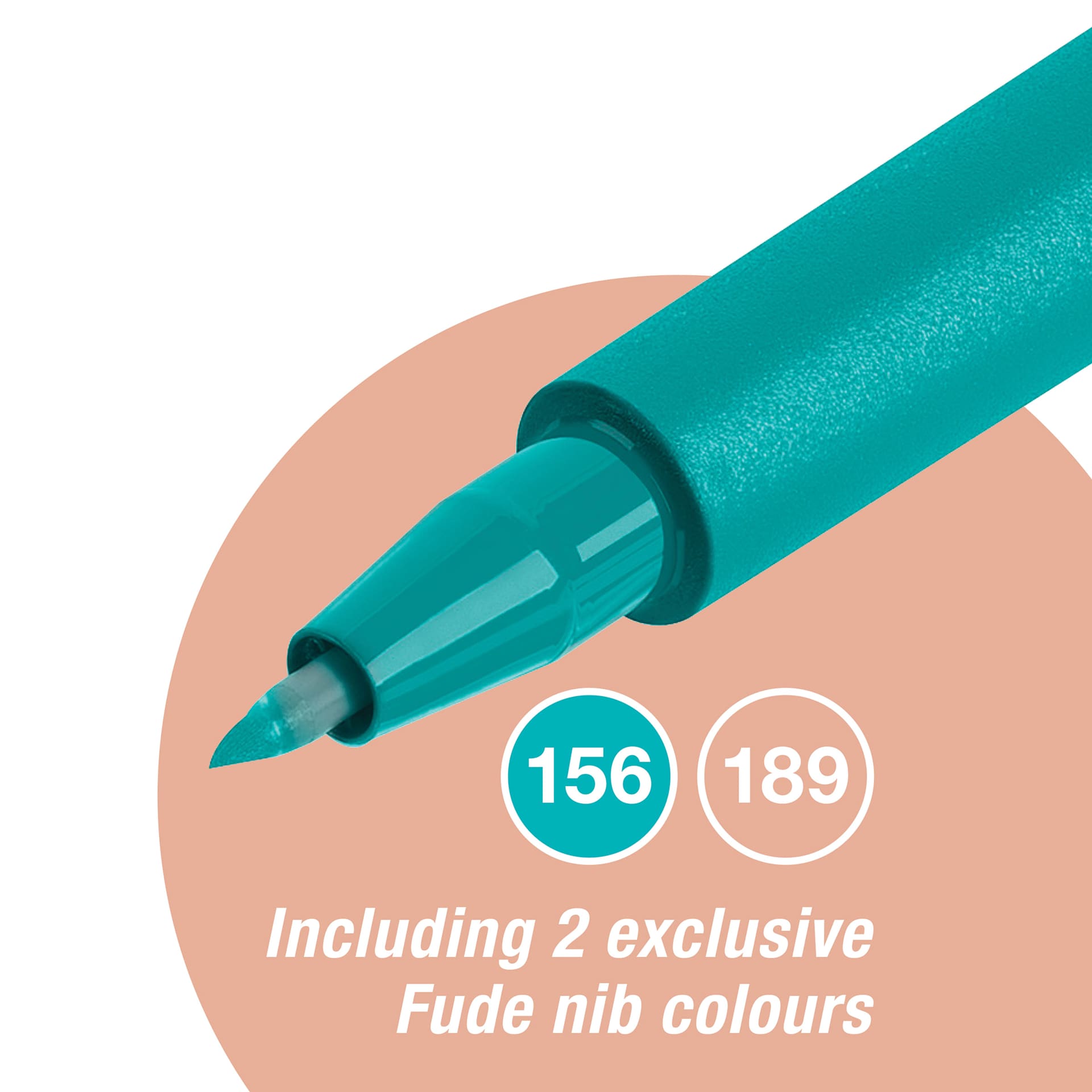 Including 2 exclusive fude nib colours.