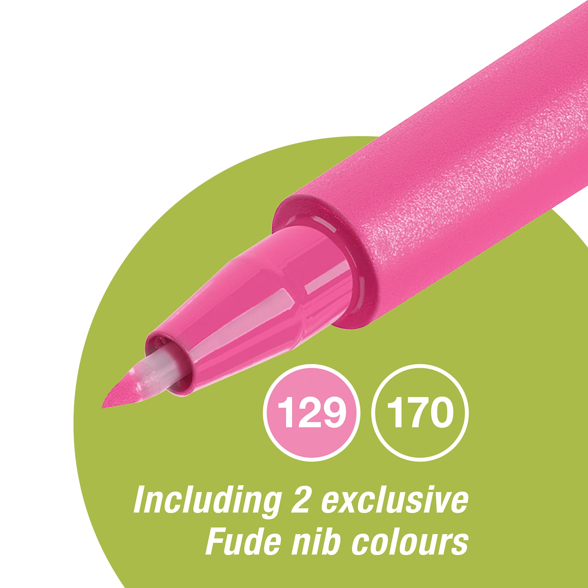 Including 2 exclusive fude nib colours.