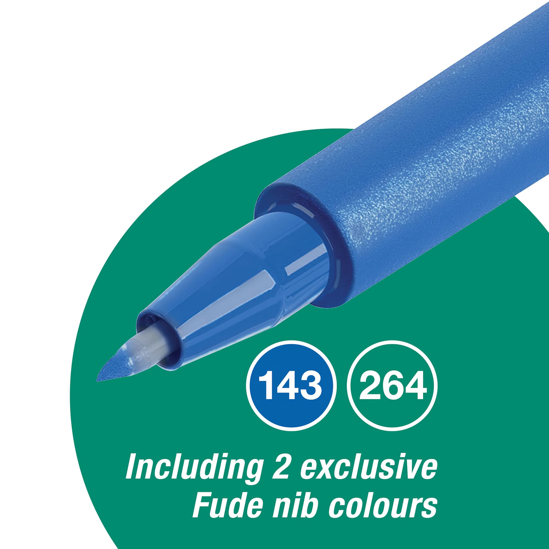 Including 2 exclusive fude nib colours.