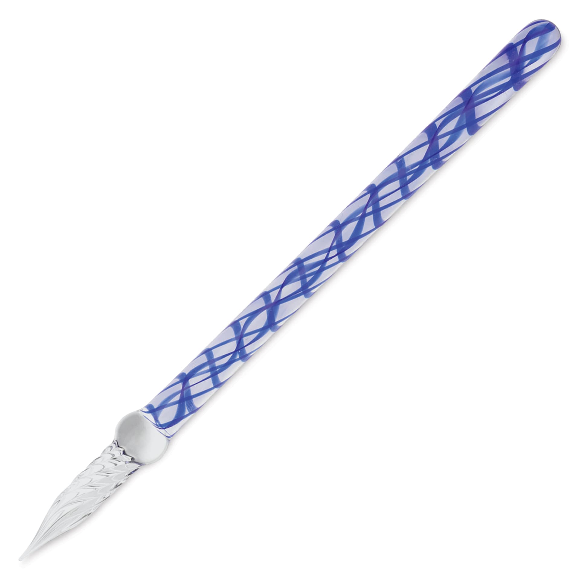 Herbin Straight Glass Dip Pen - Sapphire Blue