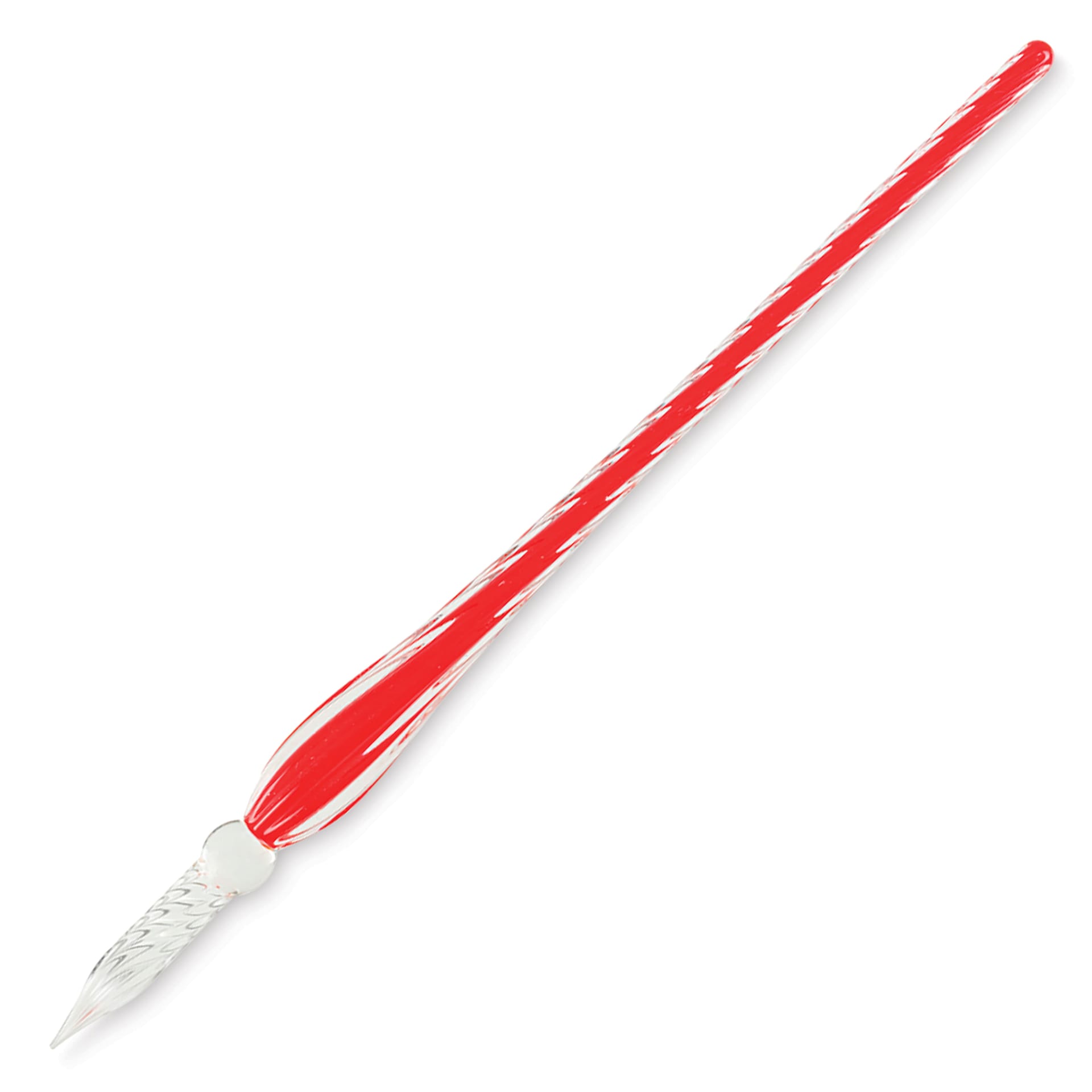 Herbin Twisted Glass Dip Pen - Red Carob