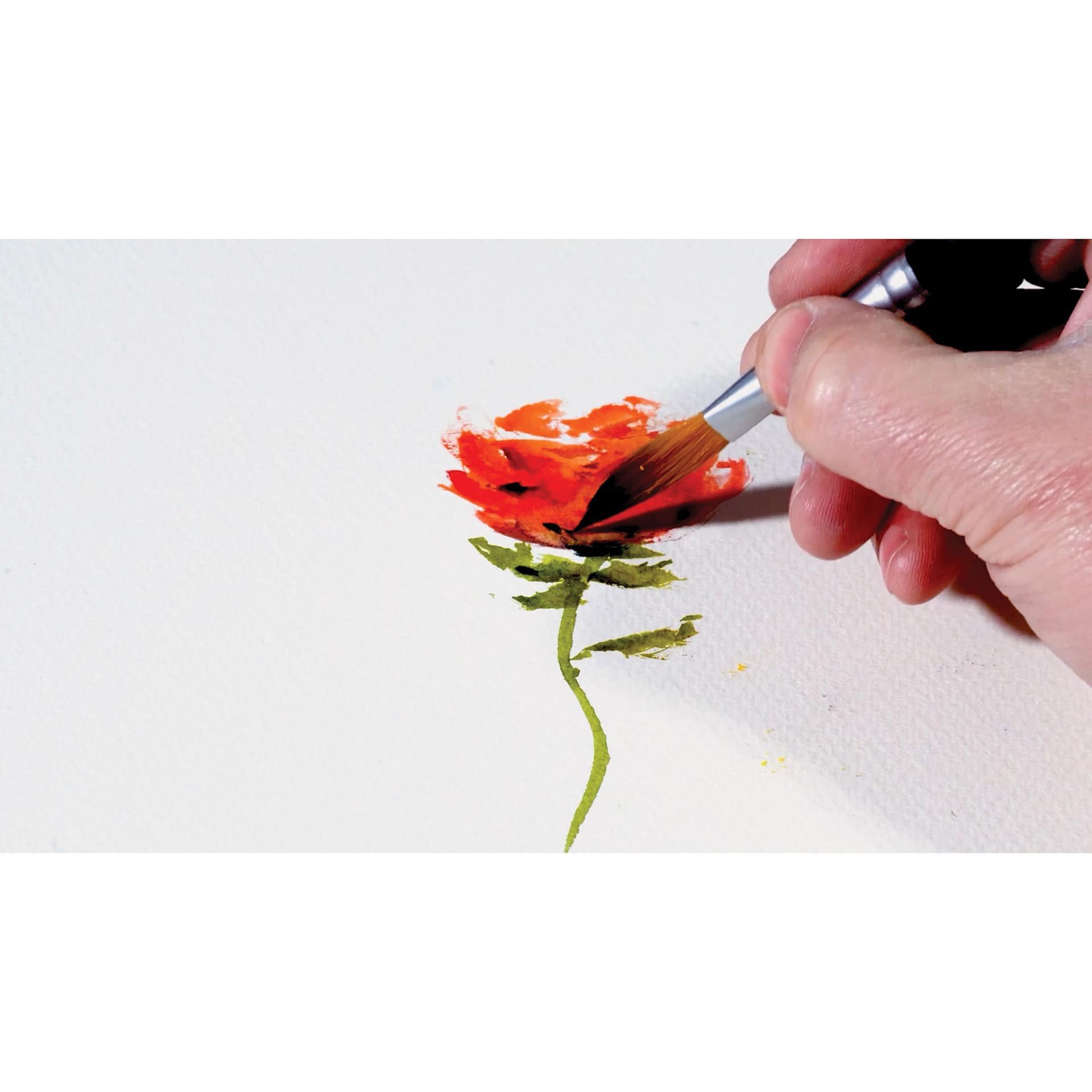 Princeton Aqua Elite Series 4850 Synthetic Brush, flower painting