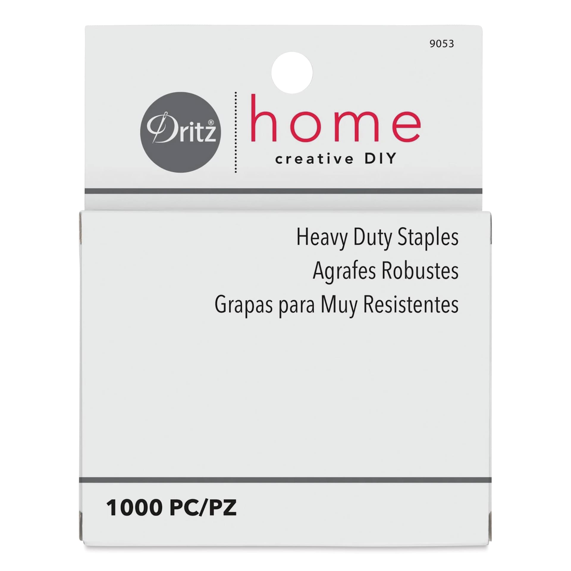 Dritz Heavy Duty Staples - Pkg of 1,000, 7/16" front of packaging