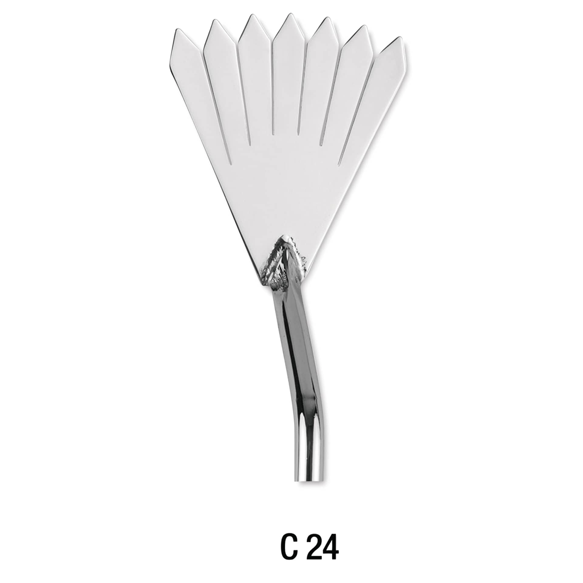 Silver Brush Creative Palette Knife - Fan, C24, close-up