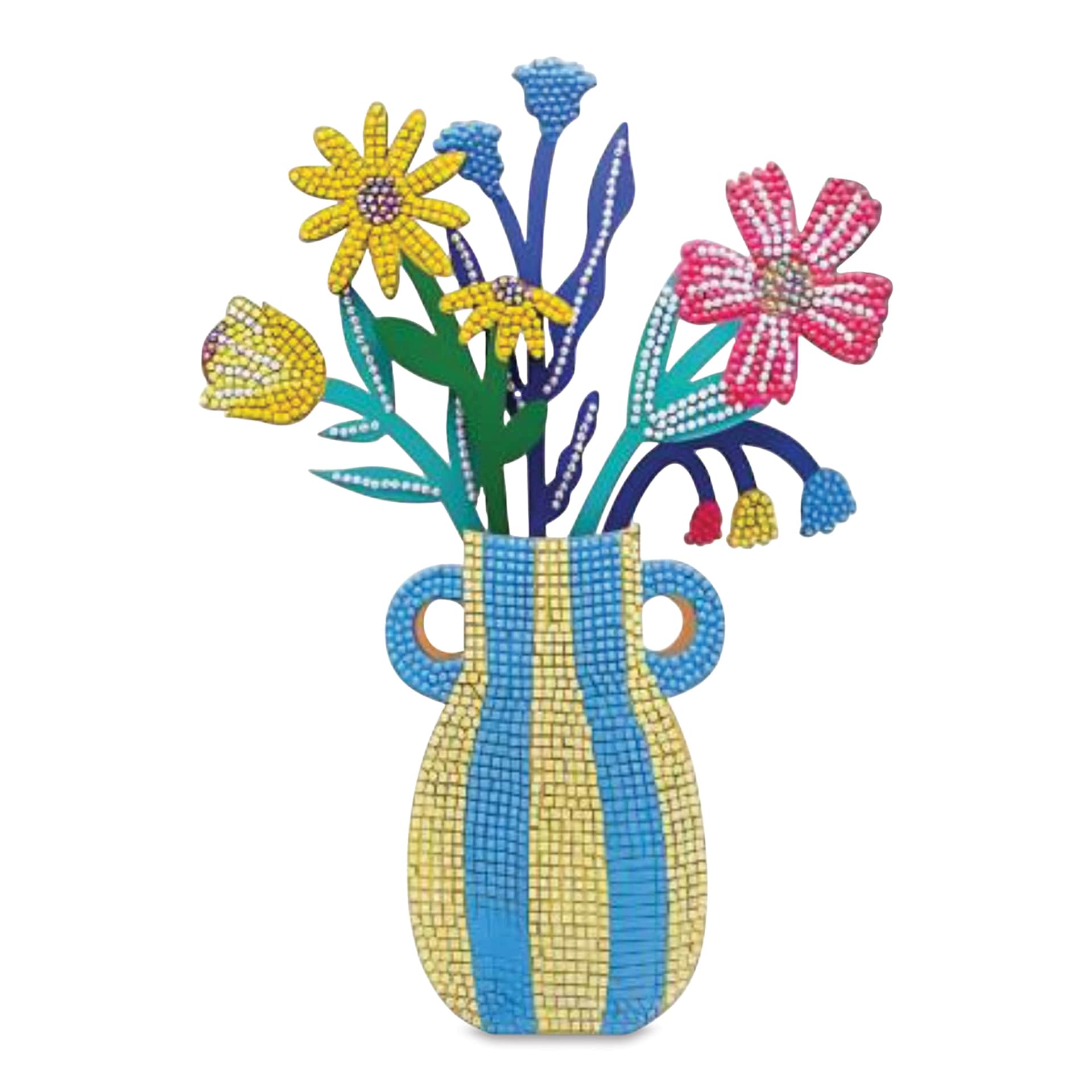 Craft Hero PixelPop 3D Flower Display Kit - Capri Bloom, finished kit
