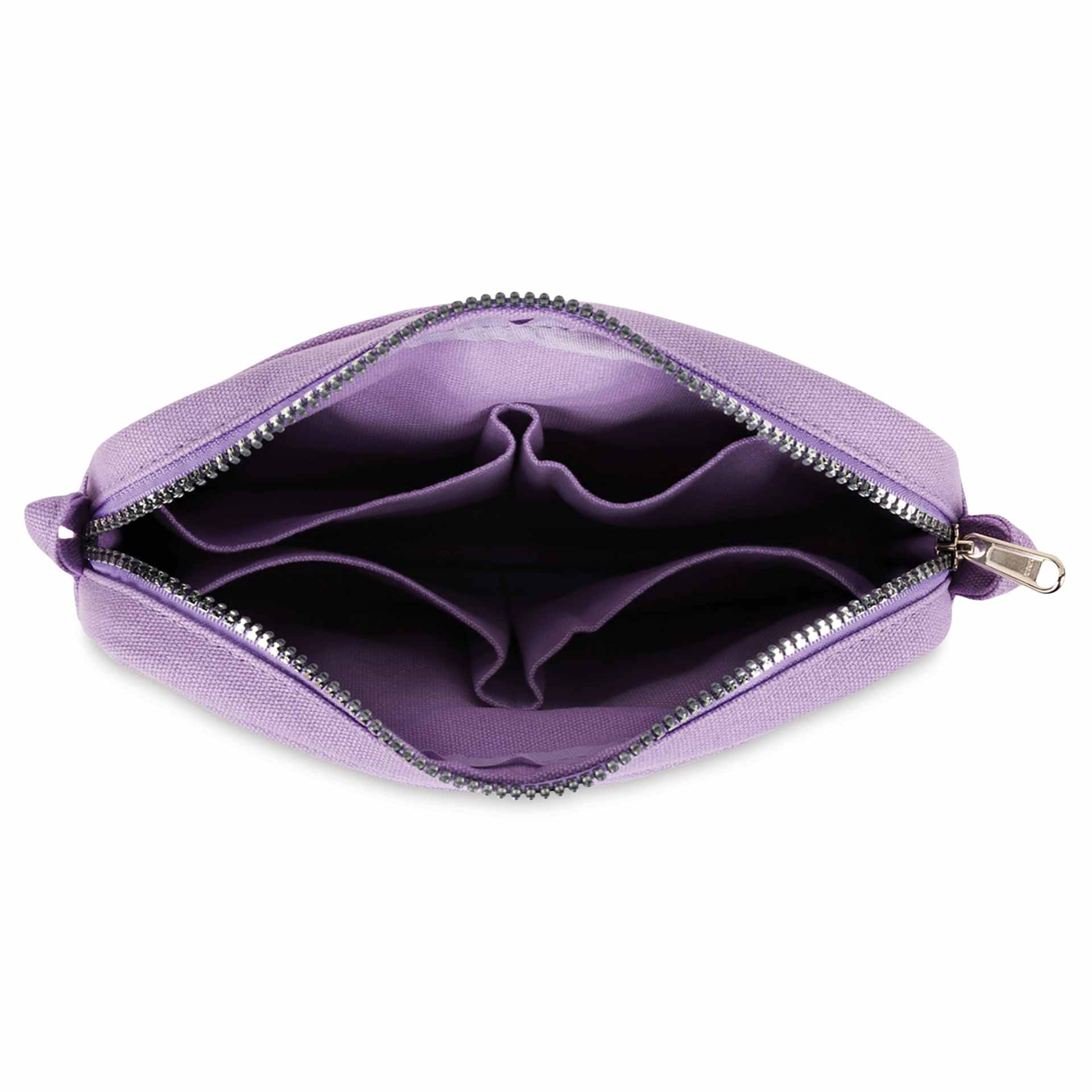 Soolla Studio Pouch - Lilac Love, open