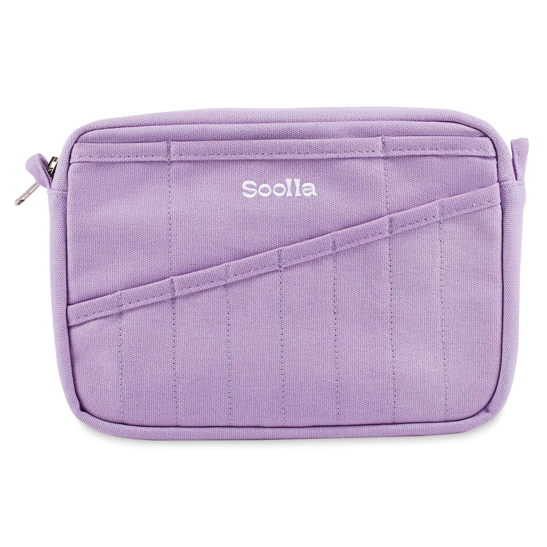 Soolla Studio Pouch - Lilac Love, front