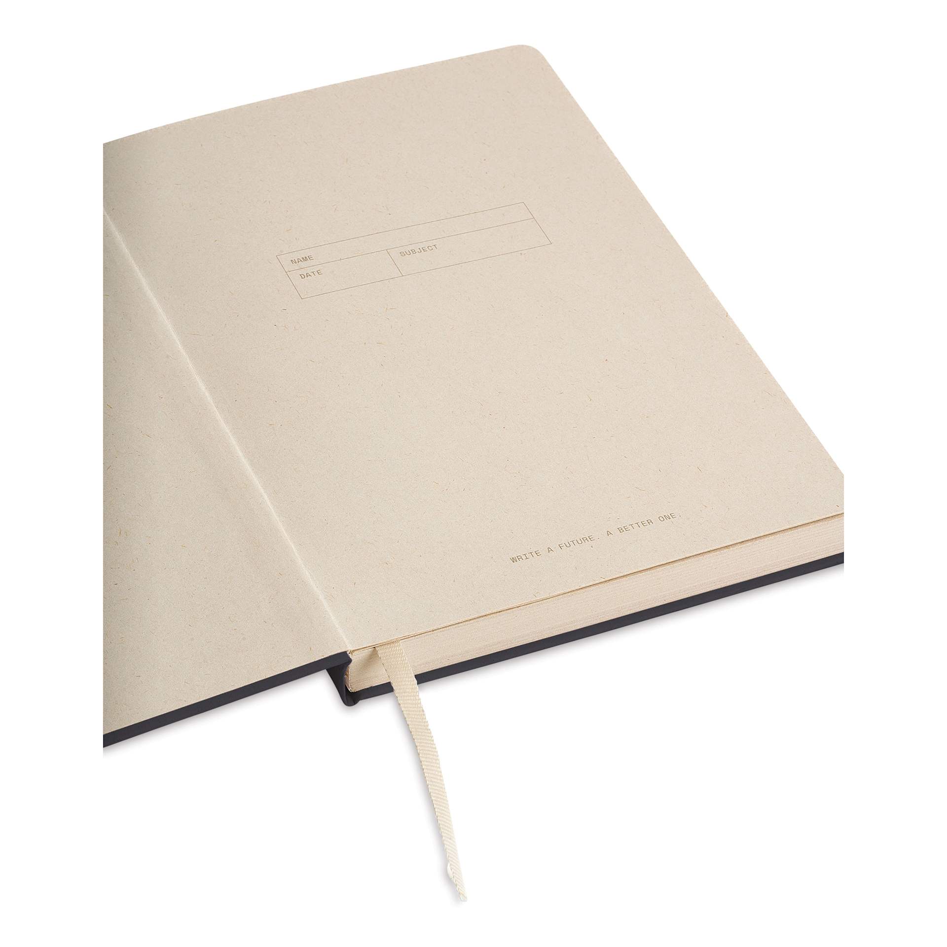 Artik Hardcover Notebook - Coconut, 5-3/4" x 8-1/4", Dot Grid, inside cover