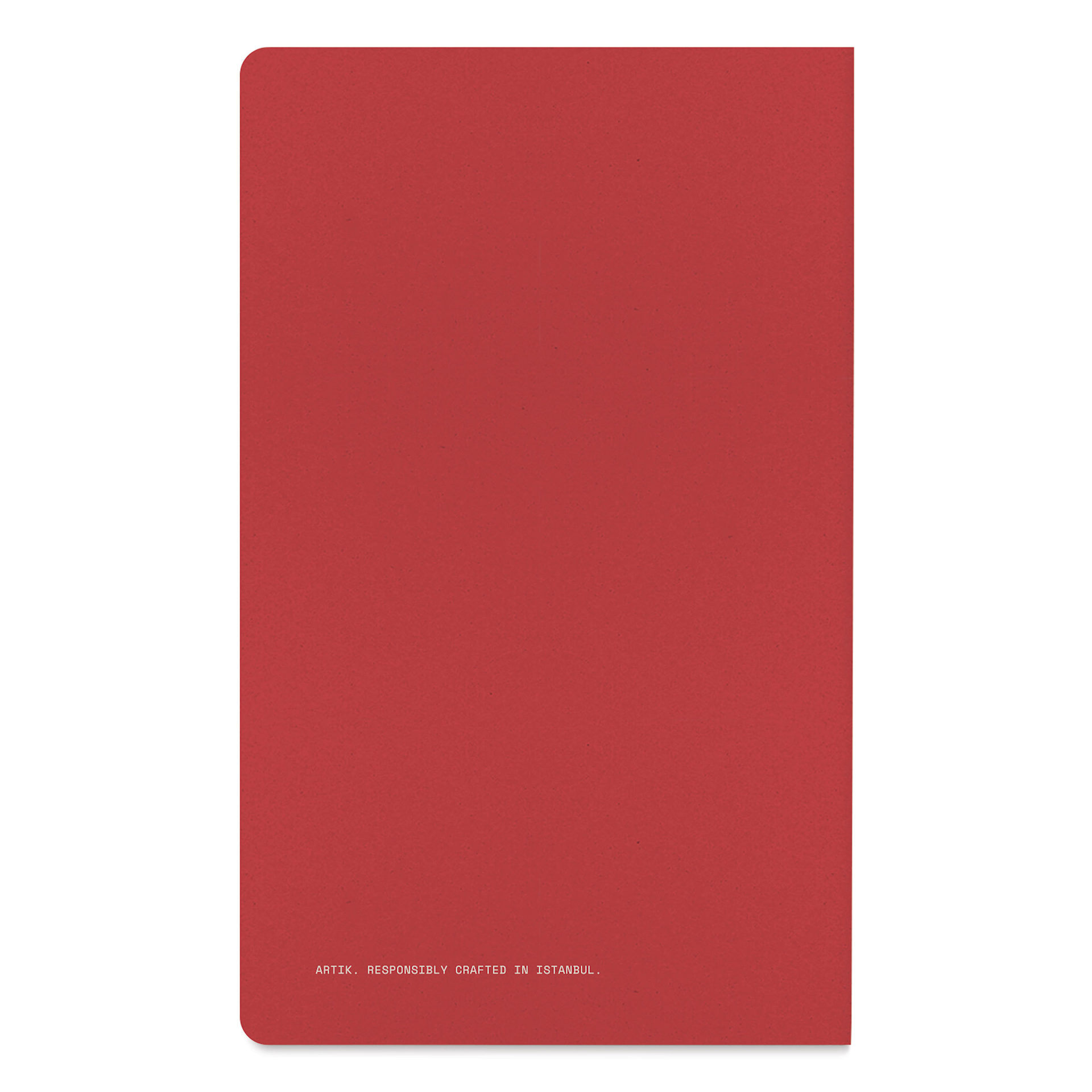 Artik Singer Sewn Notebook - Cherry, 5" x 8-1/4", Ruled, Pkg of 2, back cover