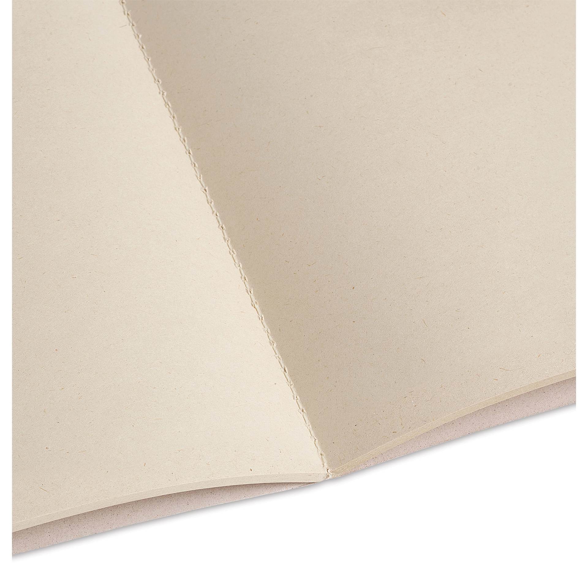 Artik Singer Sewn Notebook - Grape, 5" x 8-1/4", Blank, Pkg of 2, open