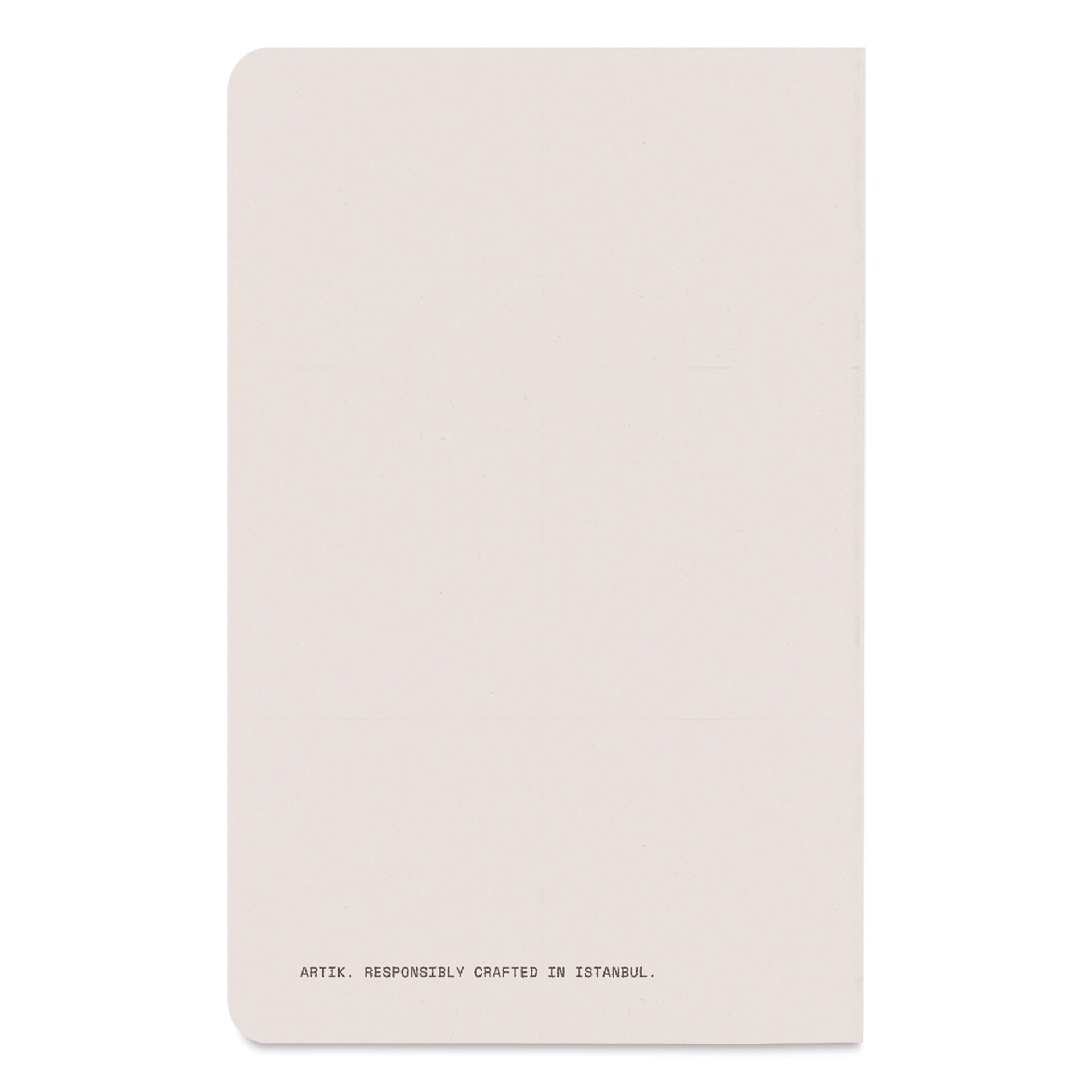 Artik Singer Sewn Notebook - Grape, 3-1/2" x 5-1/2", Dot Grid, Pkg of 3, back cover