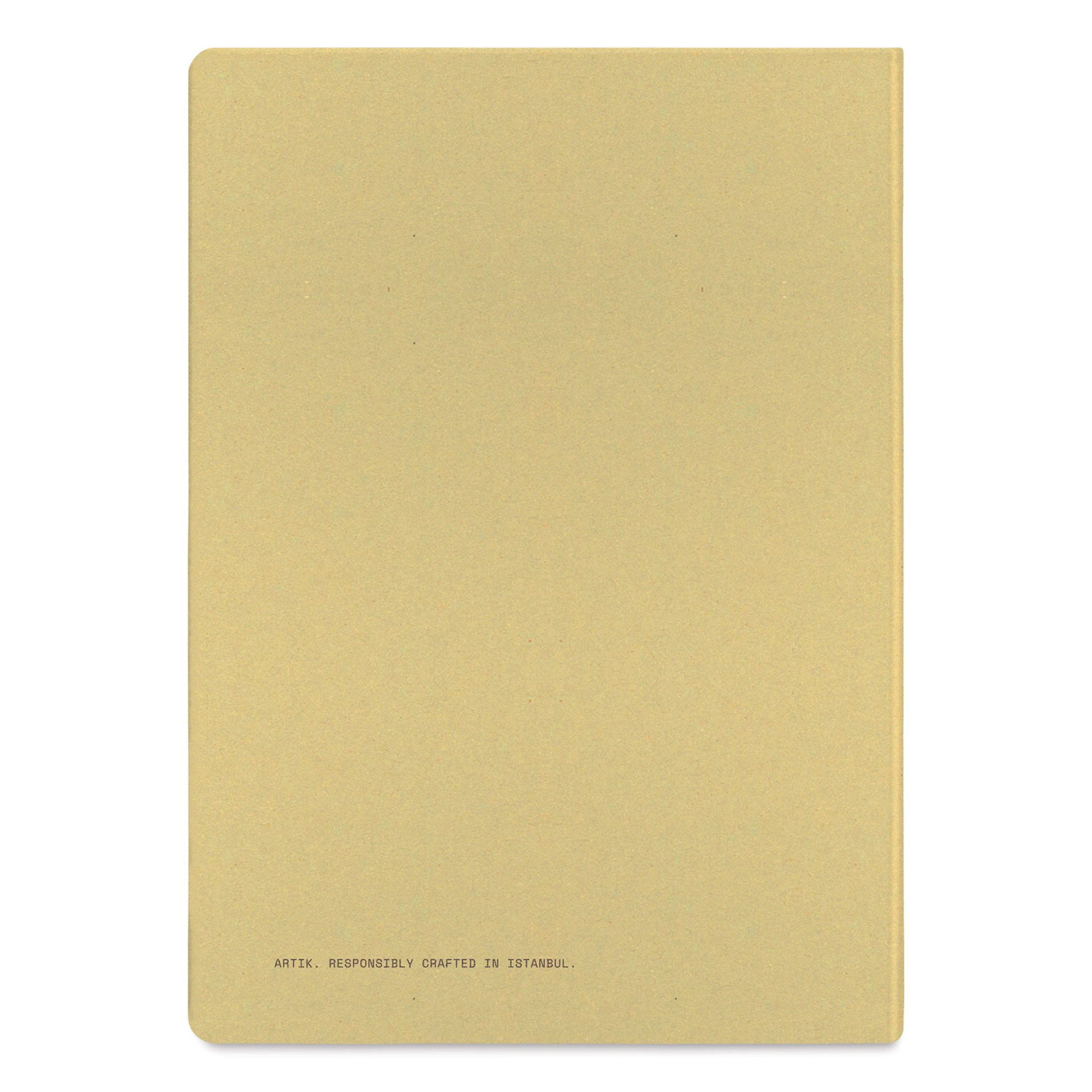Artik Hardcover Notebook - Olive, 5-3/4" x 8-1/4", Blank, back