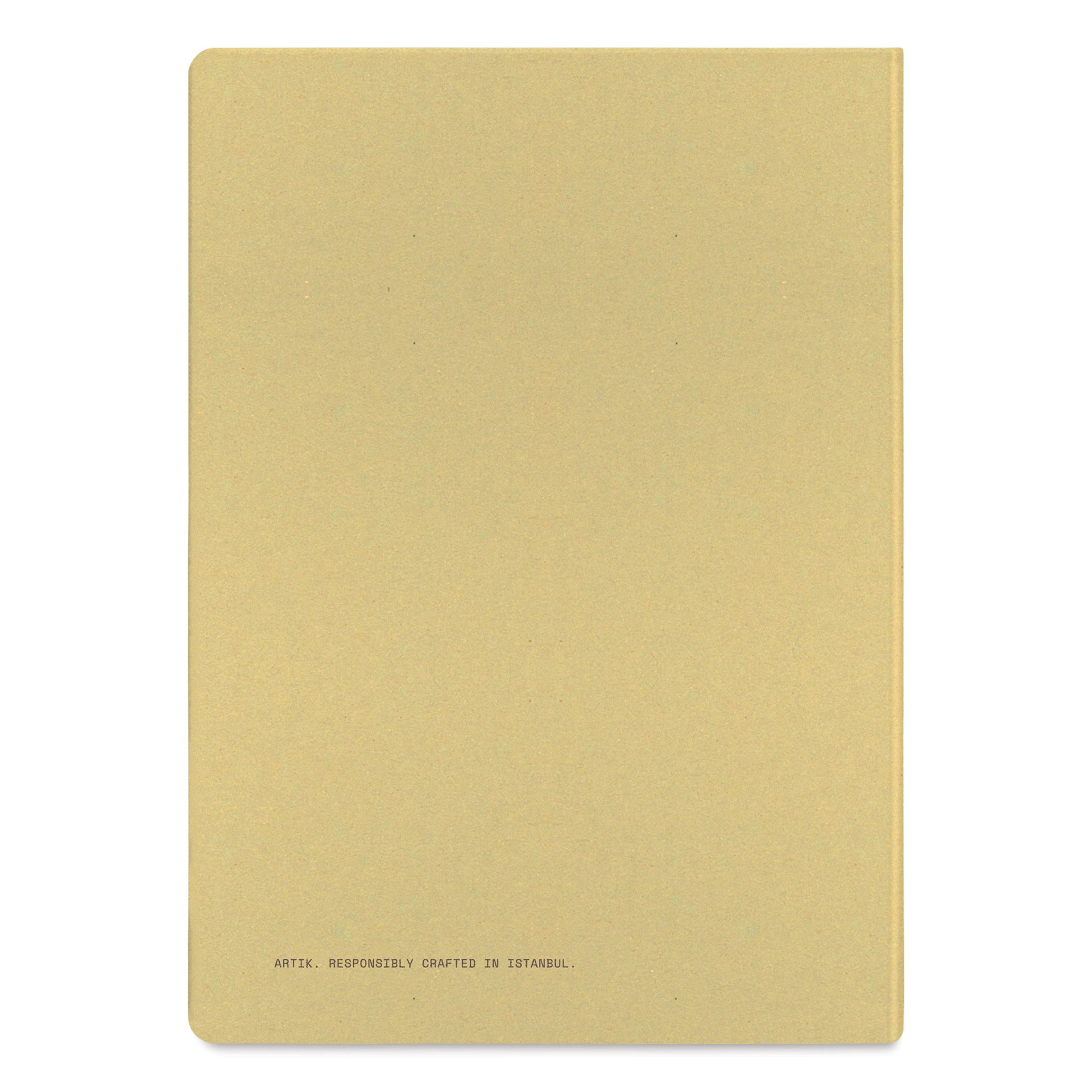 Artik Hardcover Notebook - Olive, 5-3/4" x 8-1/4", Ruled, back