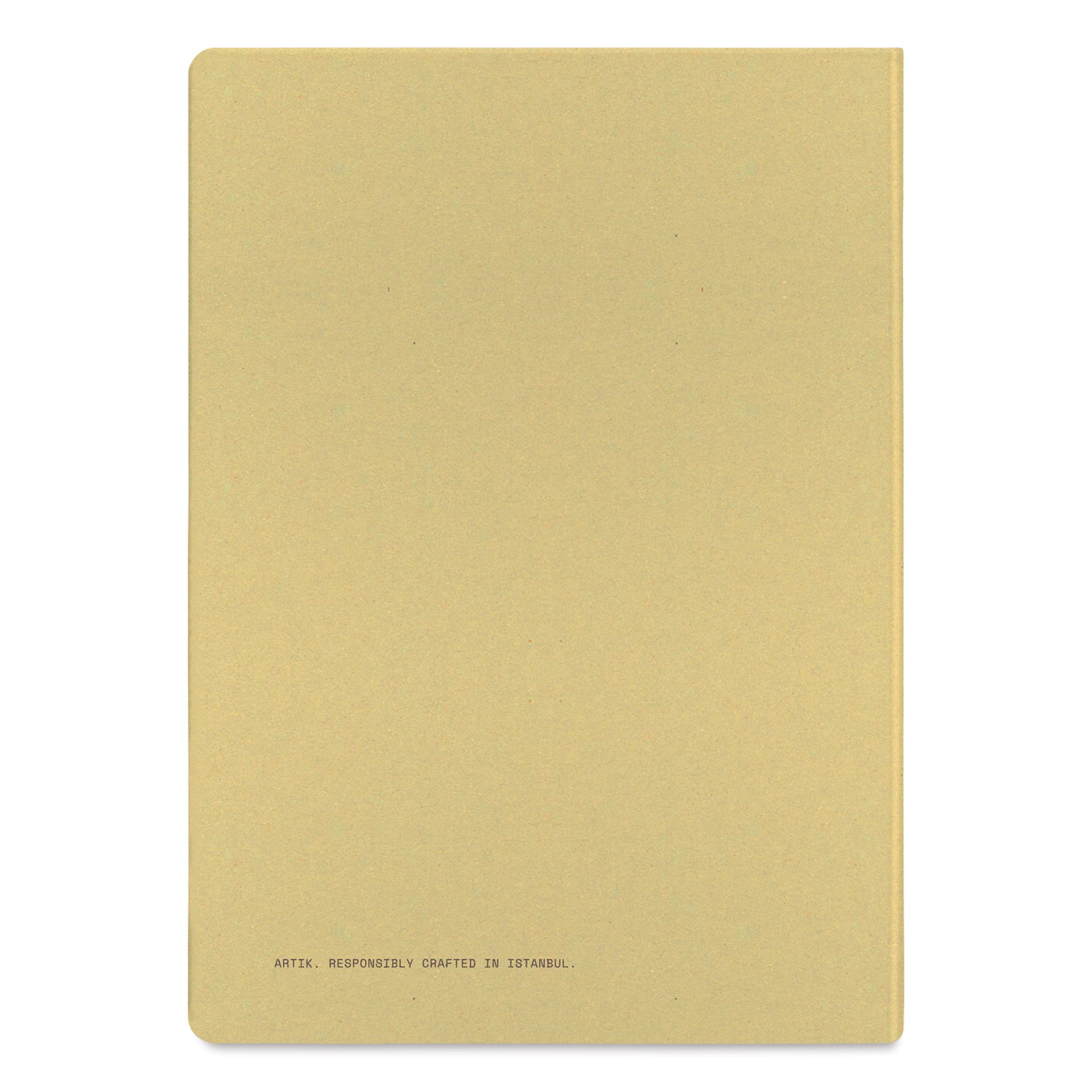 Artik Hardcover Notebook - Olive, 5-3/4" x 8-1/4", Dot Grid, back