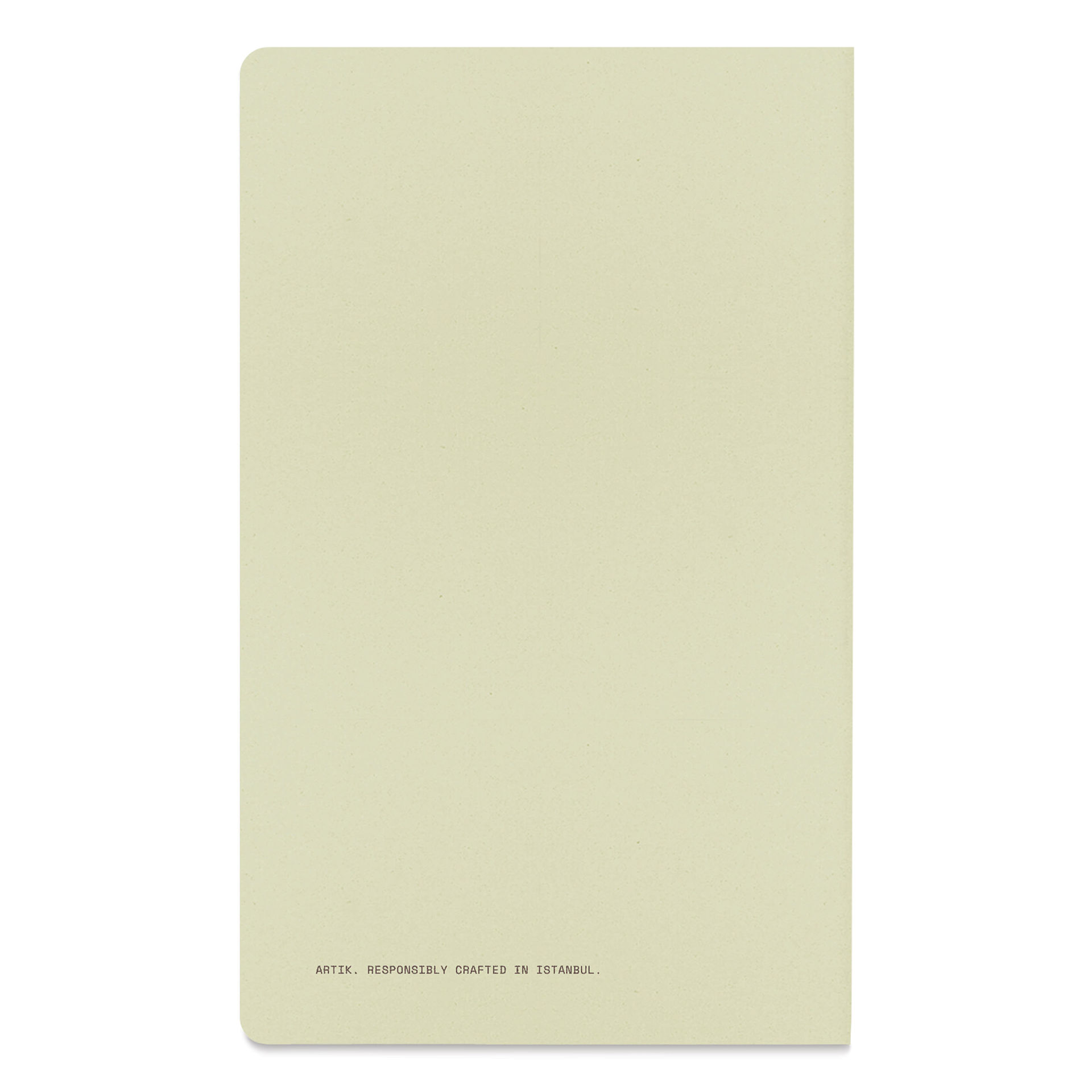 Artik Singer Sewn Notebook - Kiwi, 5" x 8-1/4", Blank, Pkg of 2, back cover