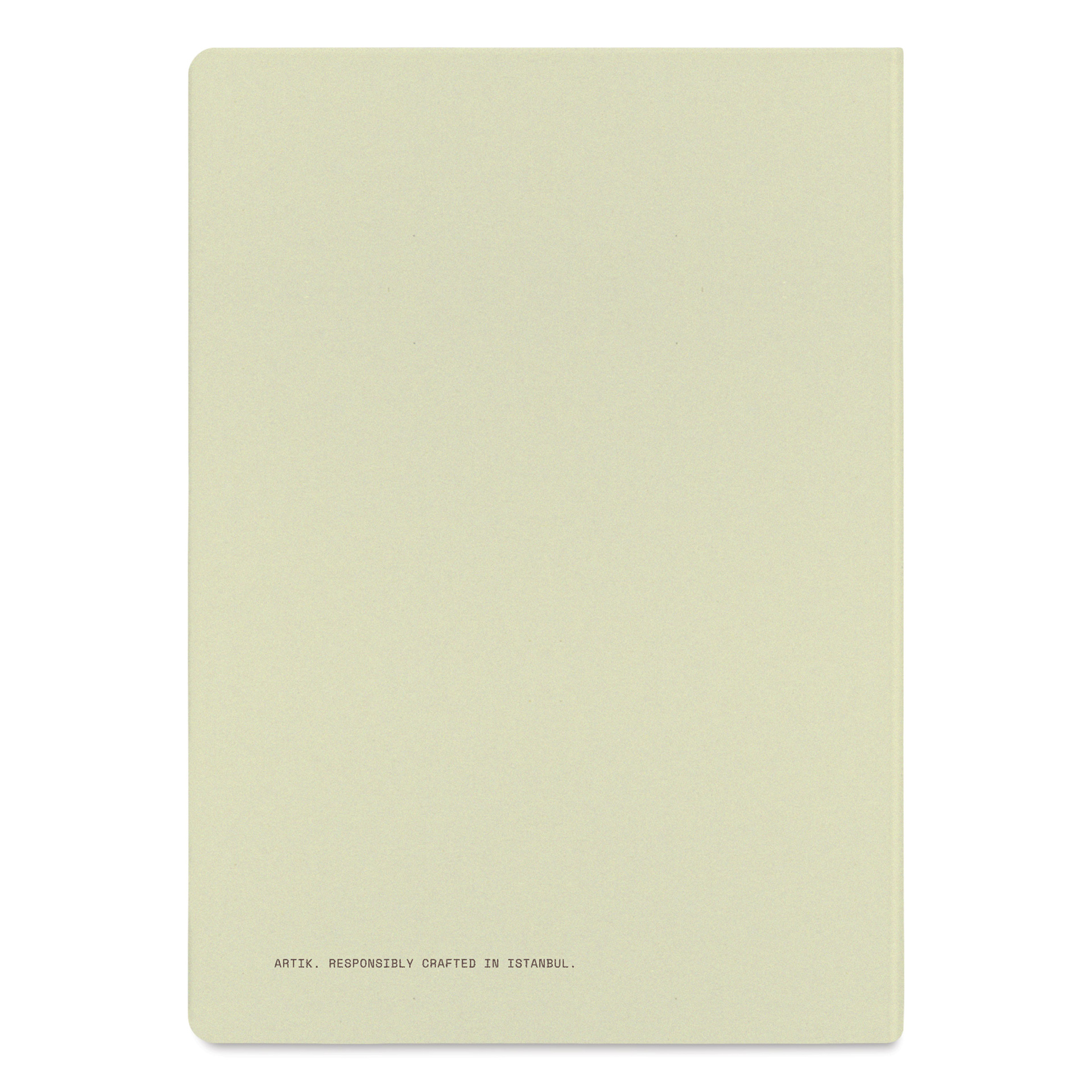 Artik Hardcover Notebook - Kiwi, 5-3/4" x 8-1/4", Blank, back