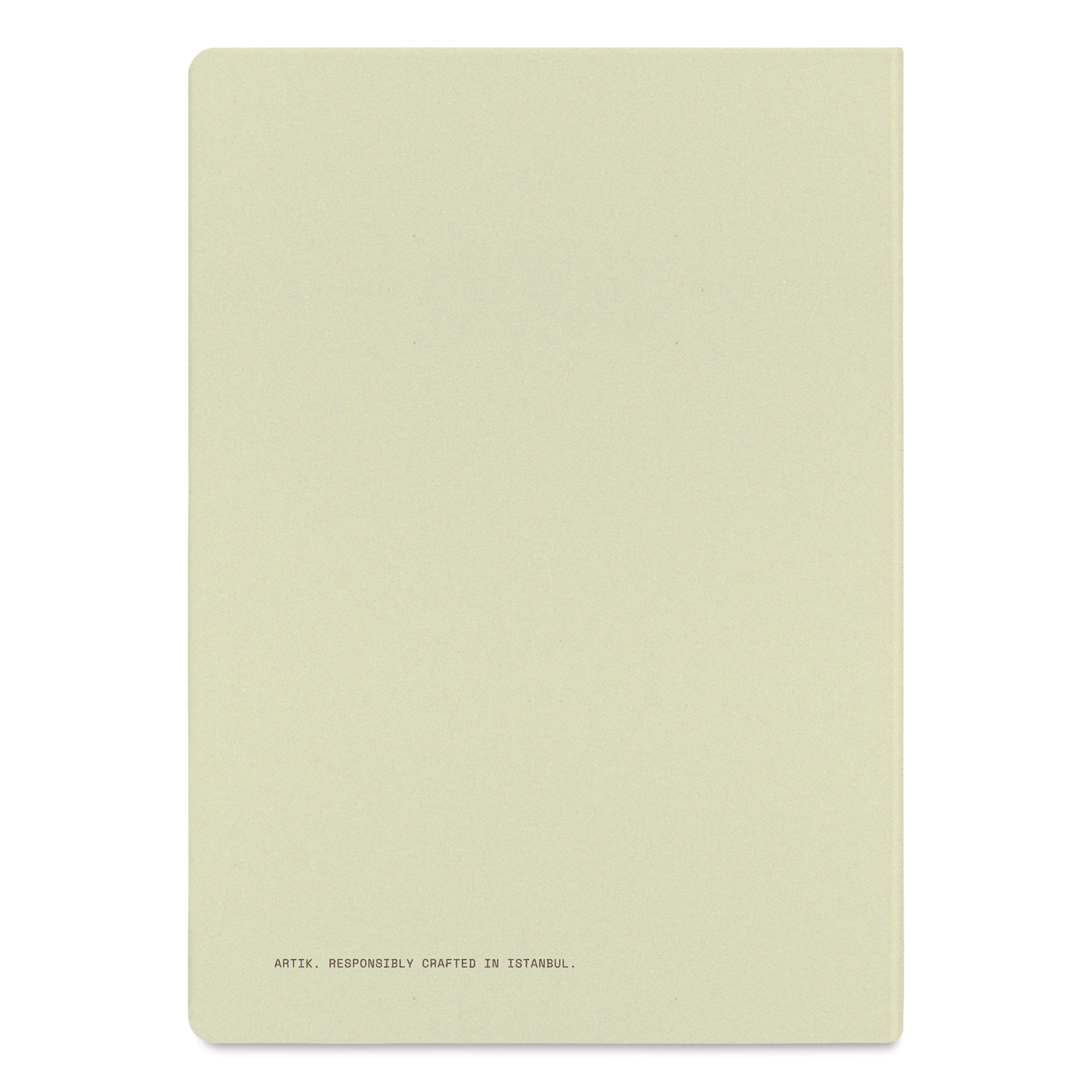 Artik Hardcover Notebook - Kiwi, 5-3/4" x 8-1/4", Dot Grid, back