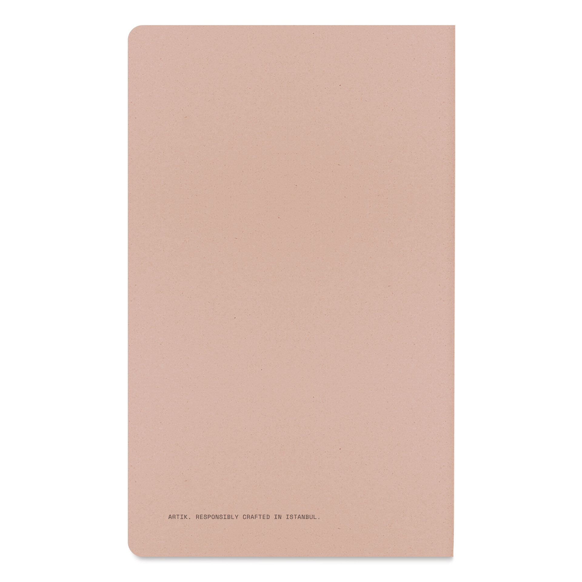 Artik Singer Sewn Notebook - Almond, 5" x 8-1/4", Blank, Pkg of 2, back cover