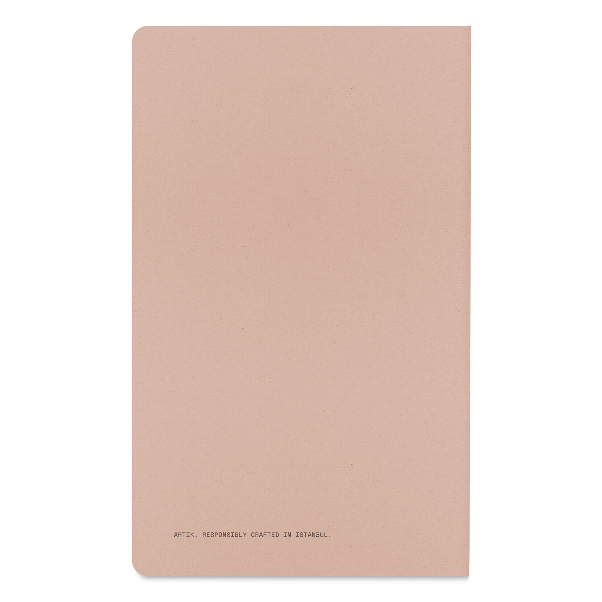 Artik Singer Sewn Notebook - Almond, 5" x 8-1/4", Ruled, Pkg of 2, back cover