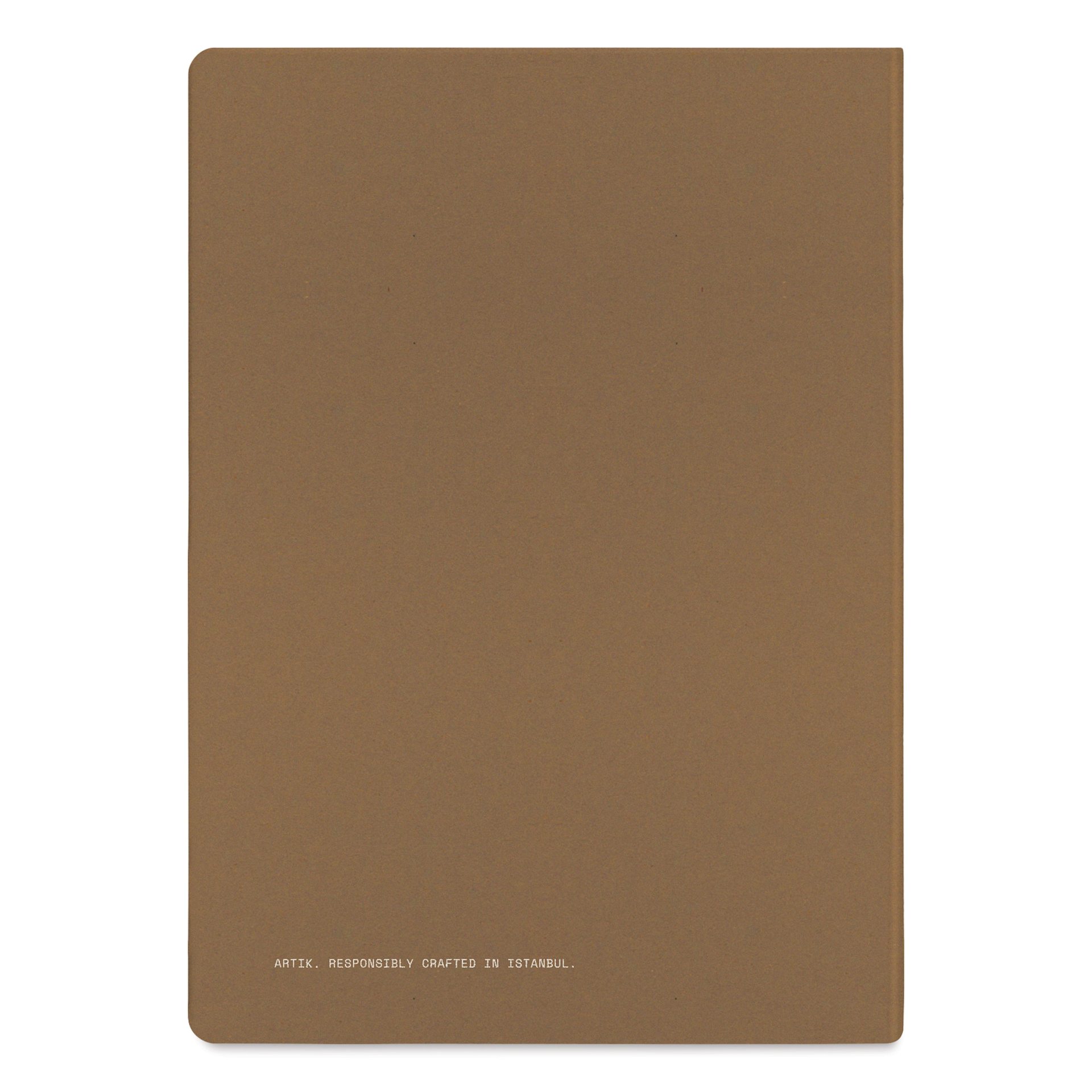 Artik Hardcover Notebook - Hazelnut, 5-3/4" x 8-1/4", Ruled, back