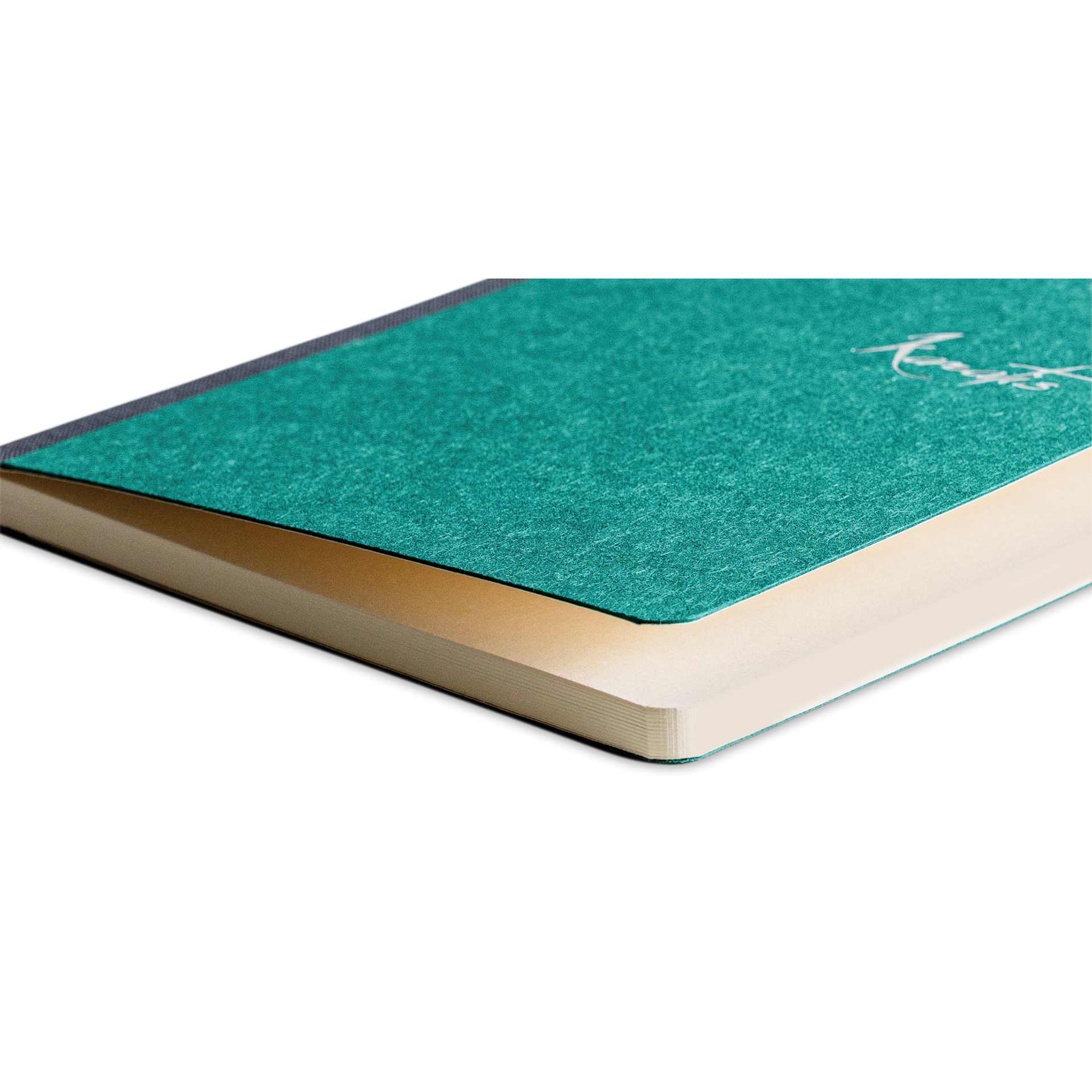 Karatis Fountain Pen Journal - Medium, Selva, 96 Sheets, close-up