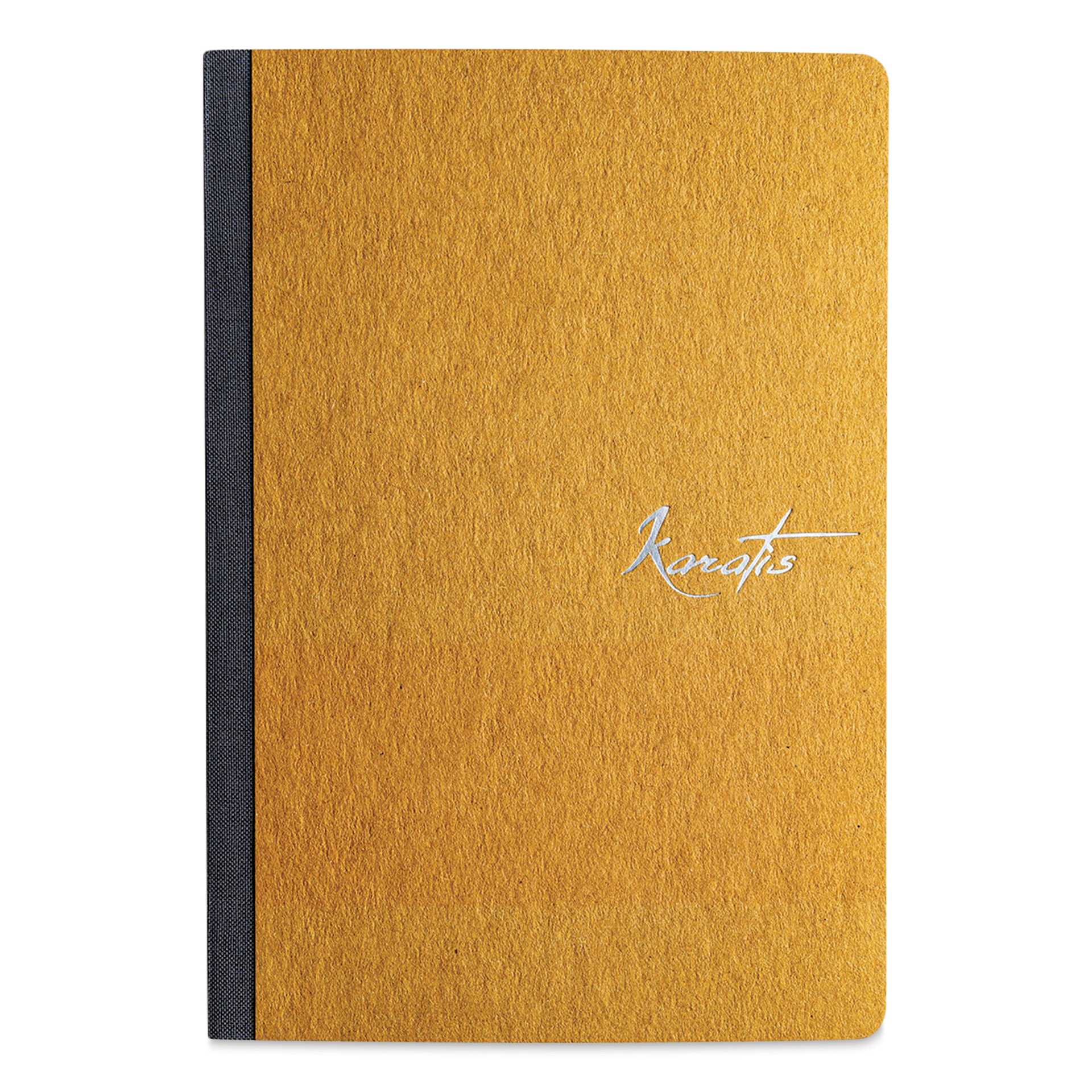 Karatis Fountain Pen Journal - Medium, Amber, 96 Sheets