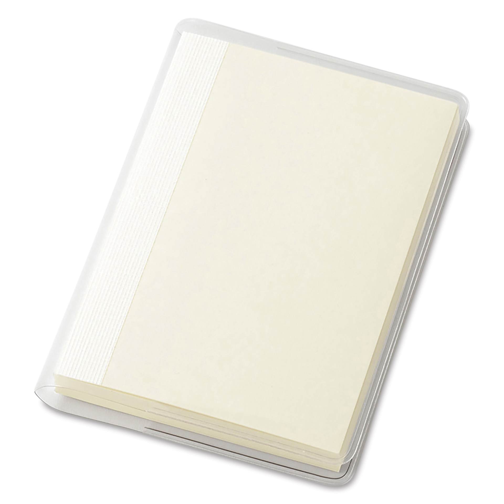 Midori MD Notebook Cover - A7, Clear, on notebook