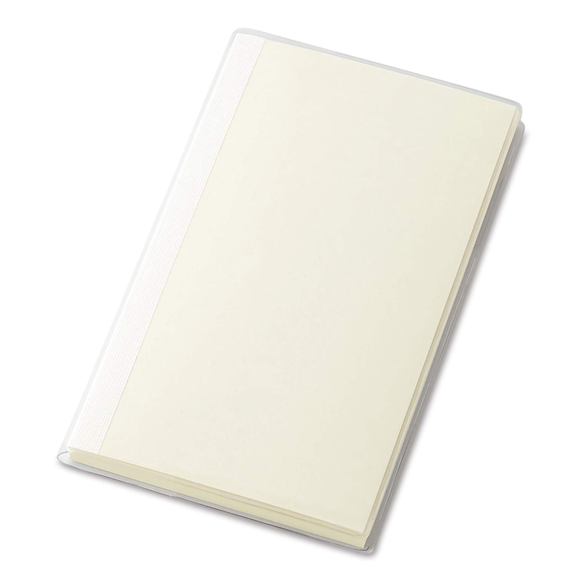 Midori MD Notebook Cover - B6 Slim, Clear, on notebook