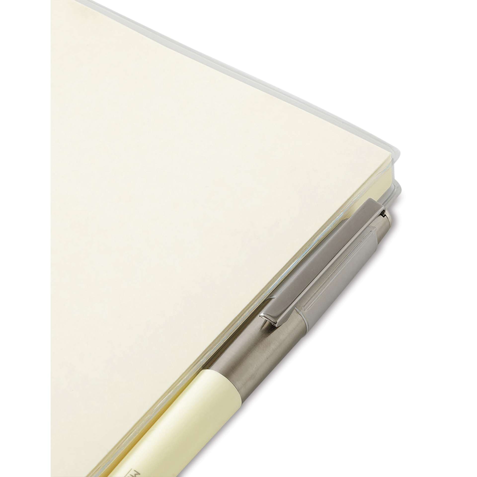 Midori MD Notebook Cover - B6 Slim, Clear, pen holder